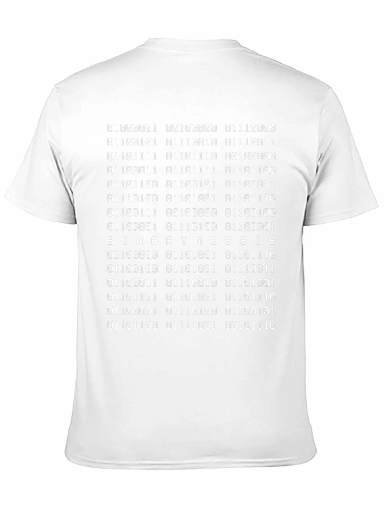 Binary Messie Code T-Shirt - Coder Humor