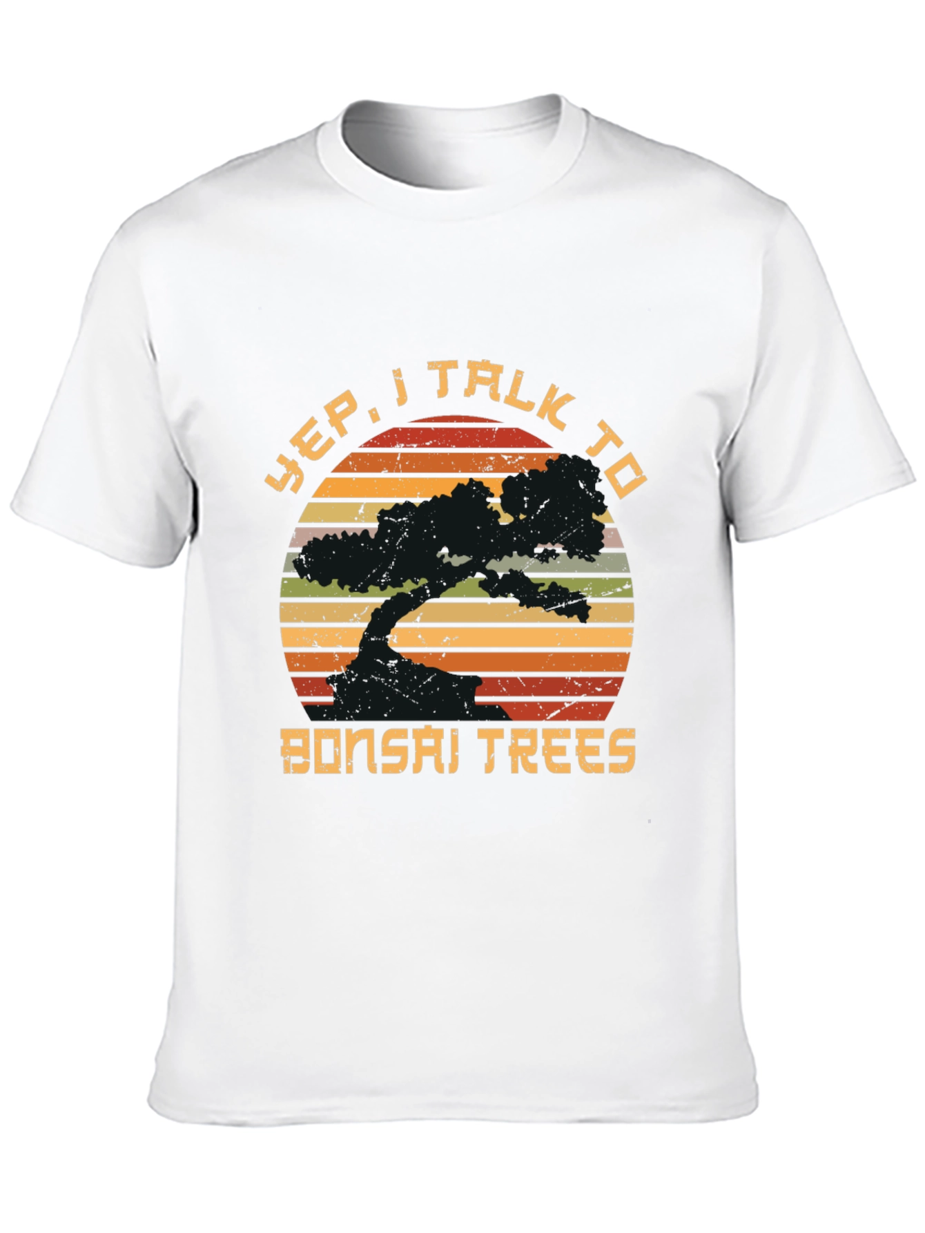 Yep I Talk to Bonsai Trees Graphic T-Shirt