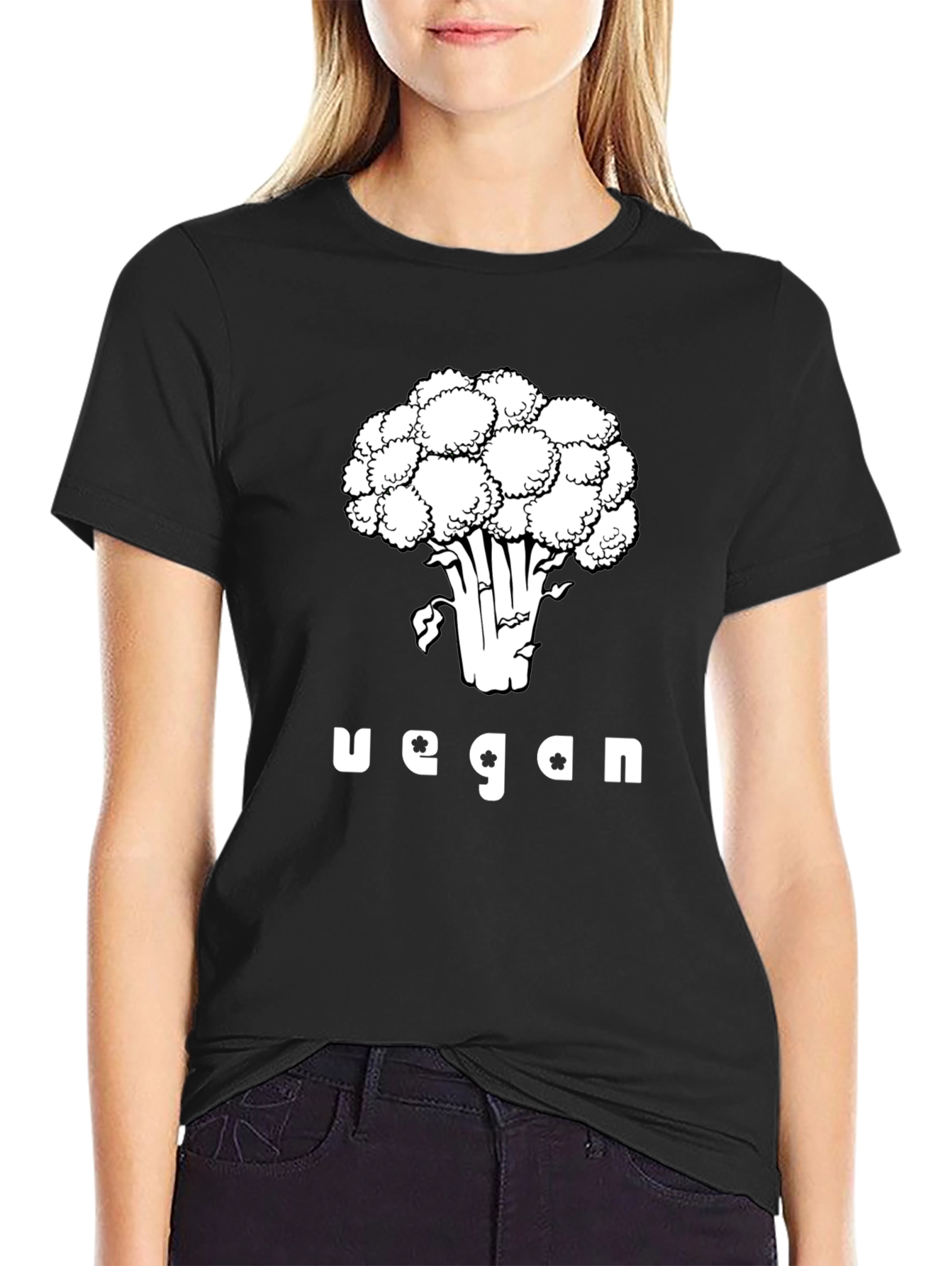 Vegan Broccoli Graphic T-Shirt