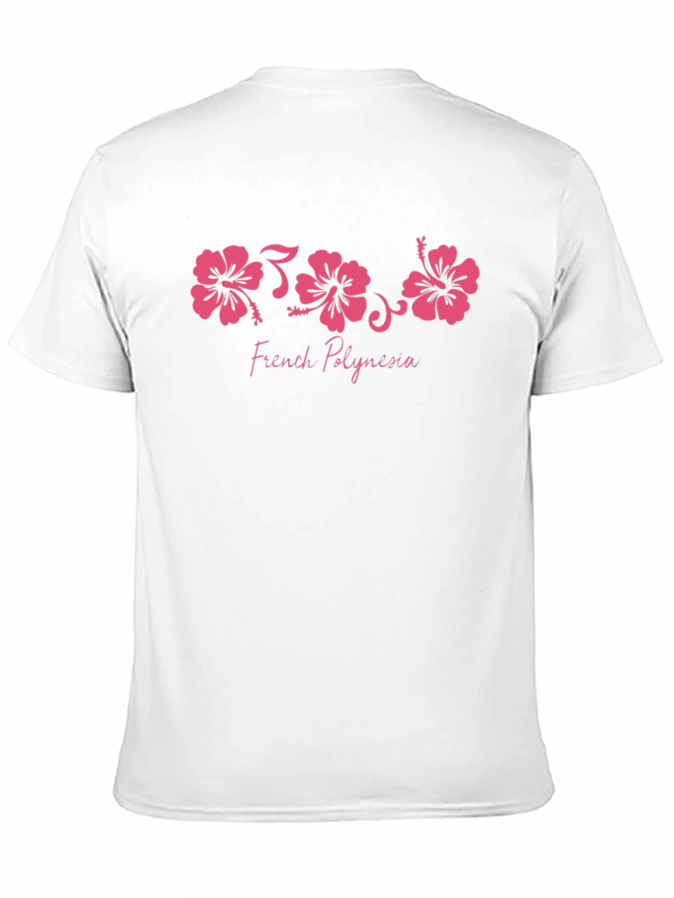 French Polynesia Hibiscus Graphic T-Shirt