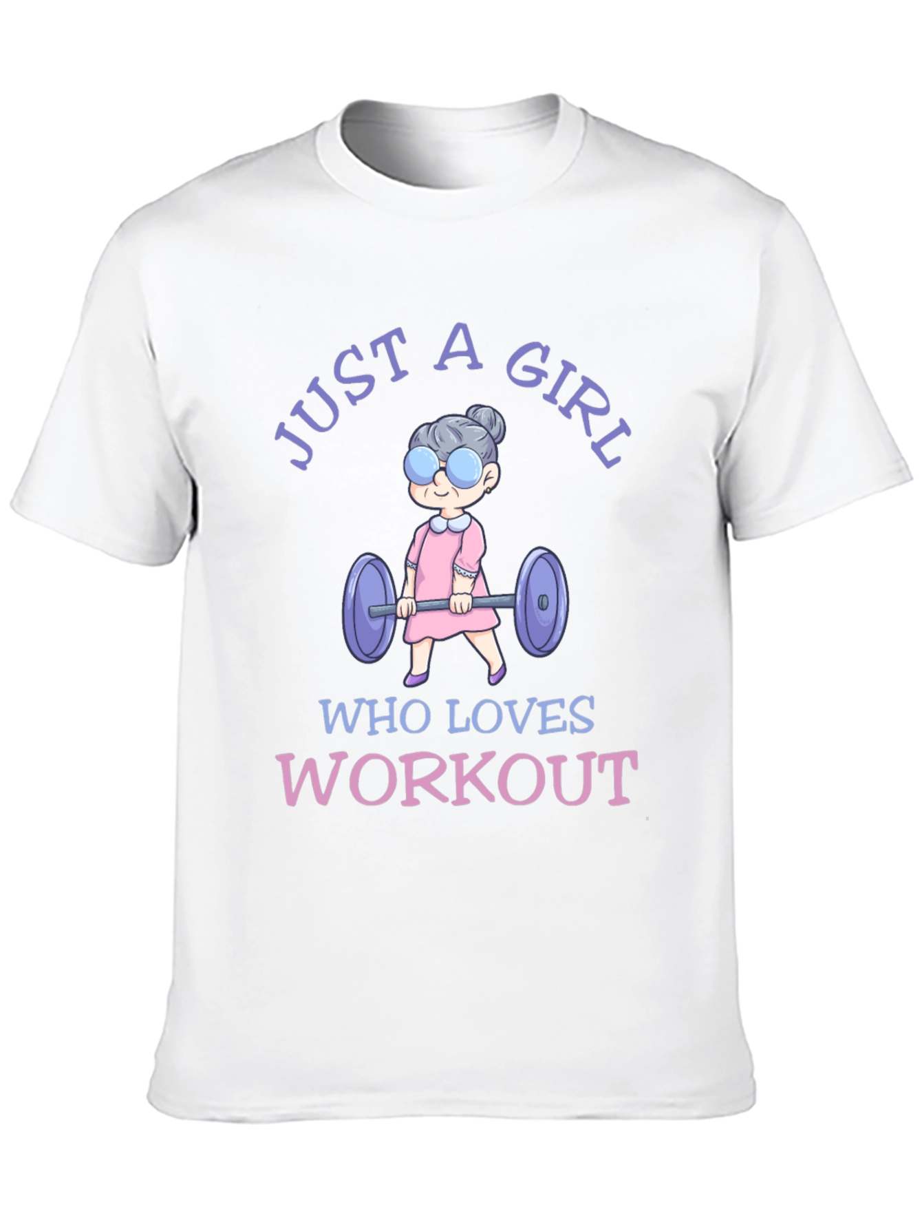 Just A Girl Who Loves Workout T-Shirt