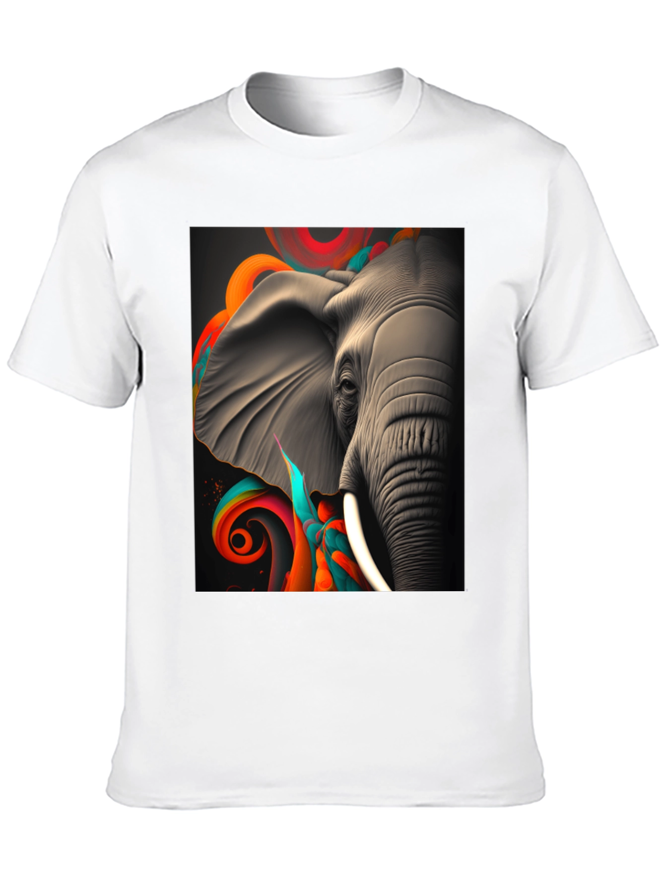 Elephant Art T-Shirt - Unique Design
