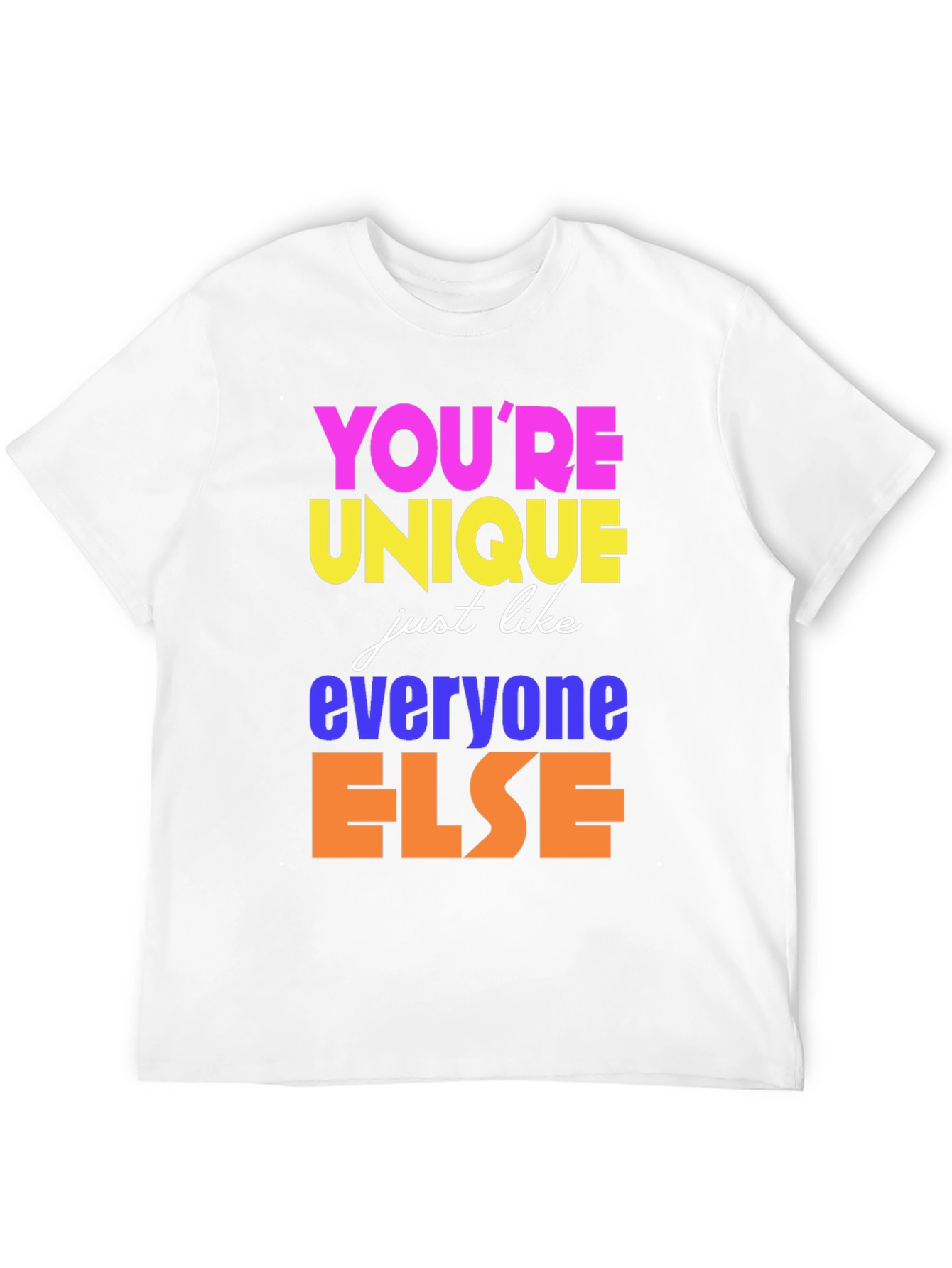 Unique Like Everyone Else Black T-Shirt