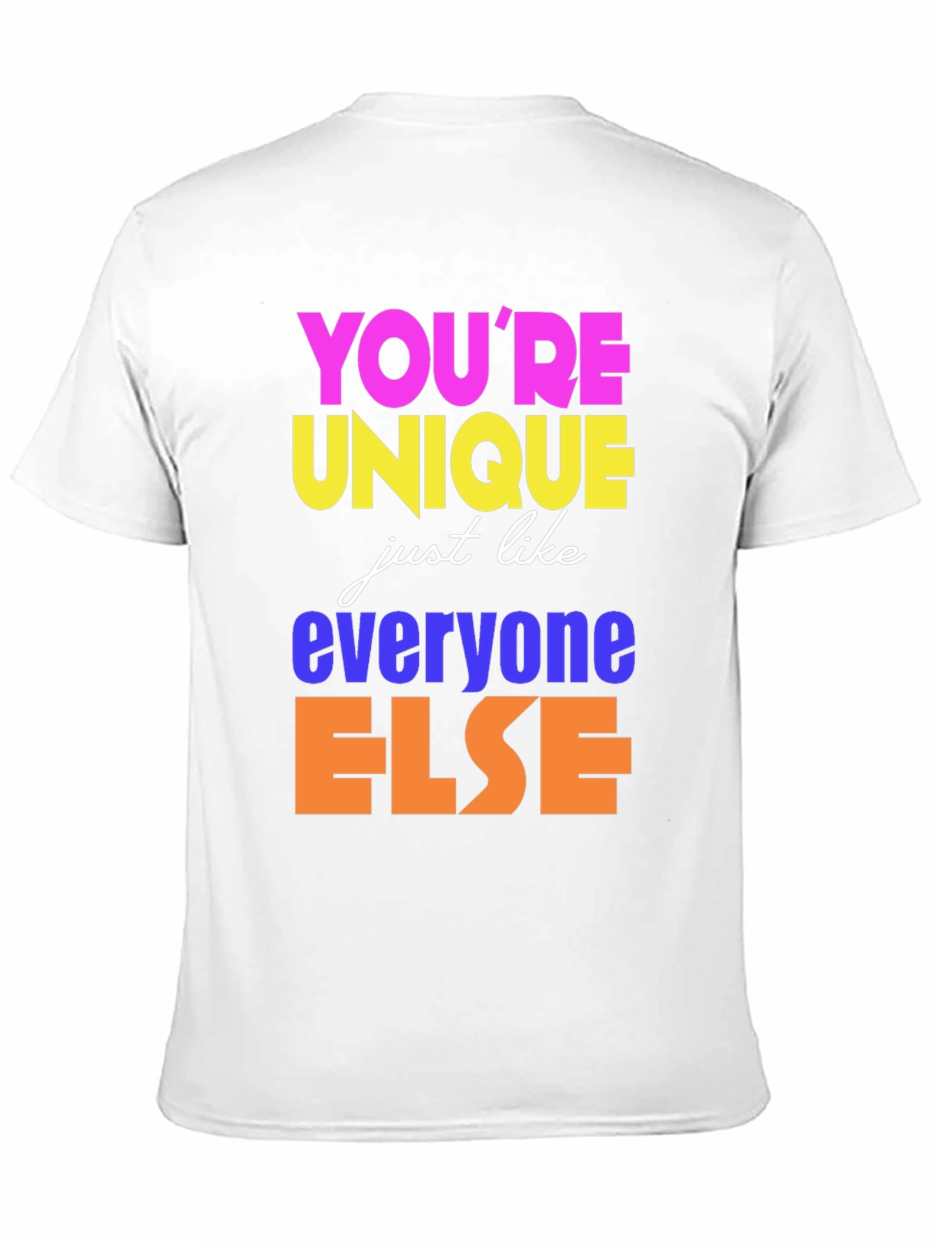 Unique Like Everyone Else Black T-Shirt