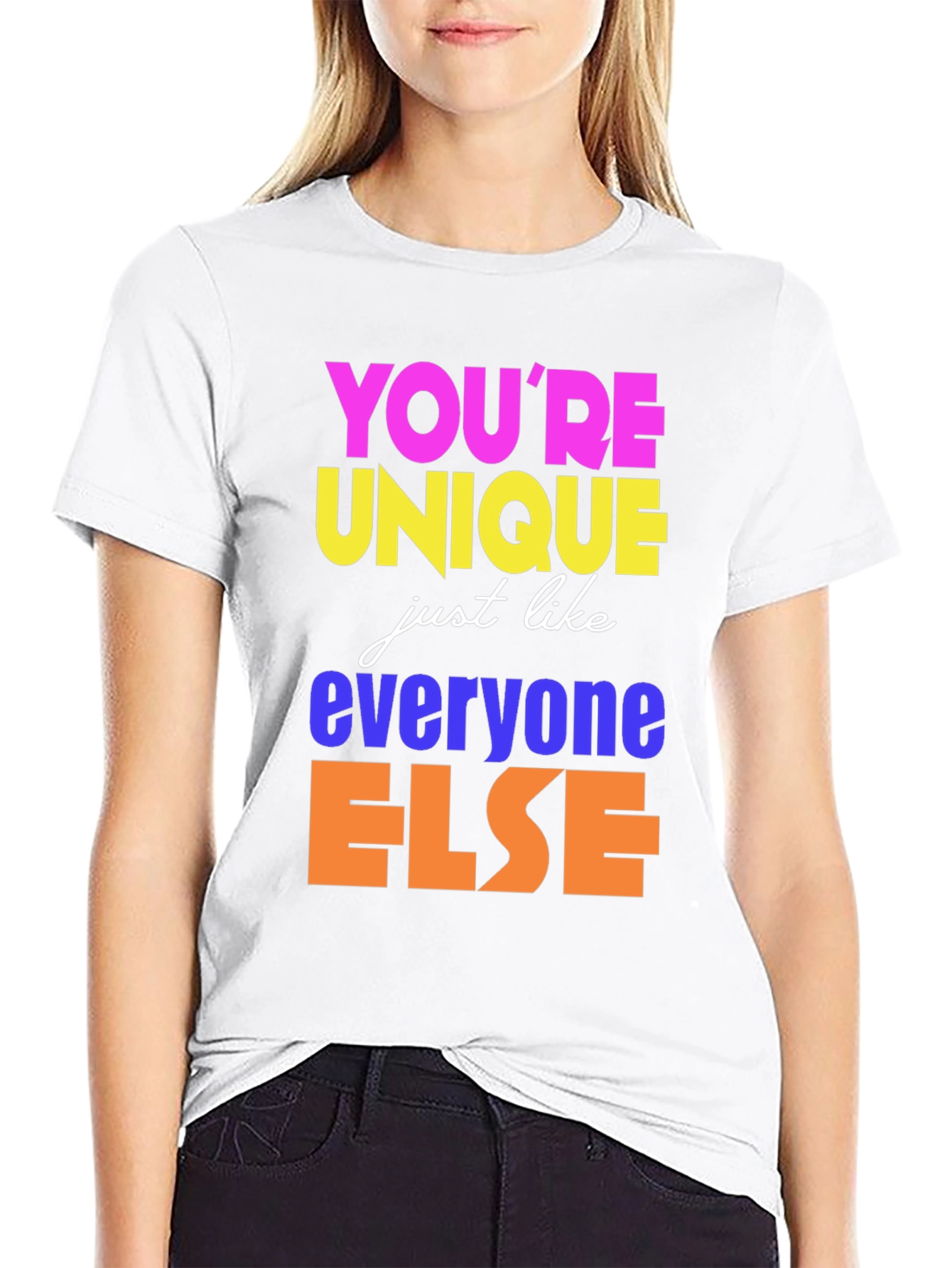 Unique Like Everyone Else Black T-Shirt