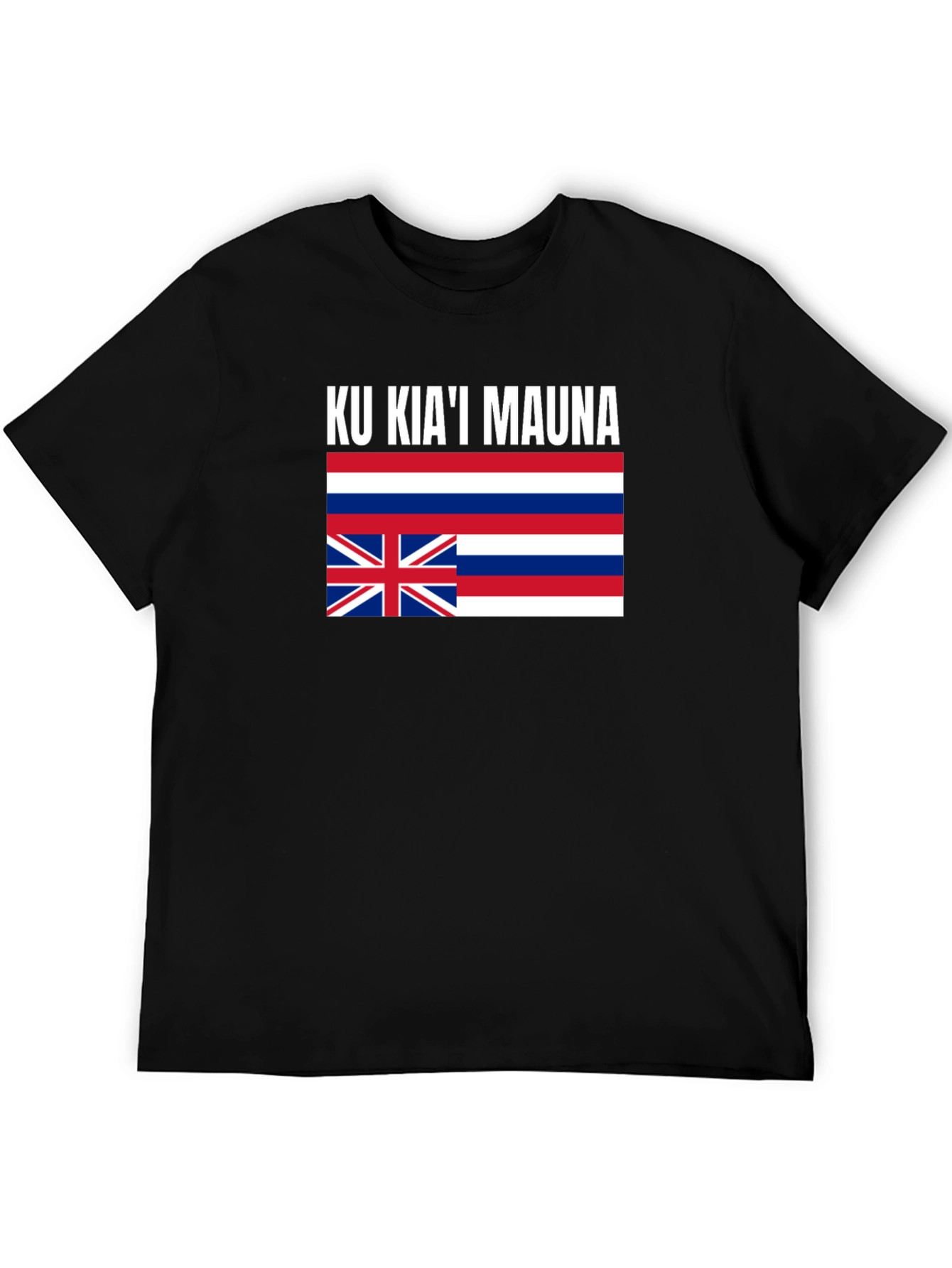 Ku Kiai Mauna Hawaiian Flag T-Shirt