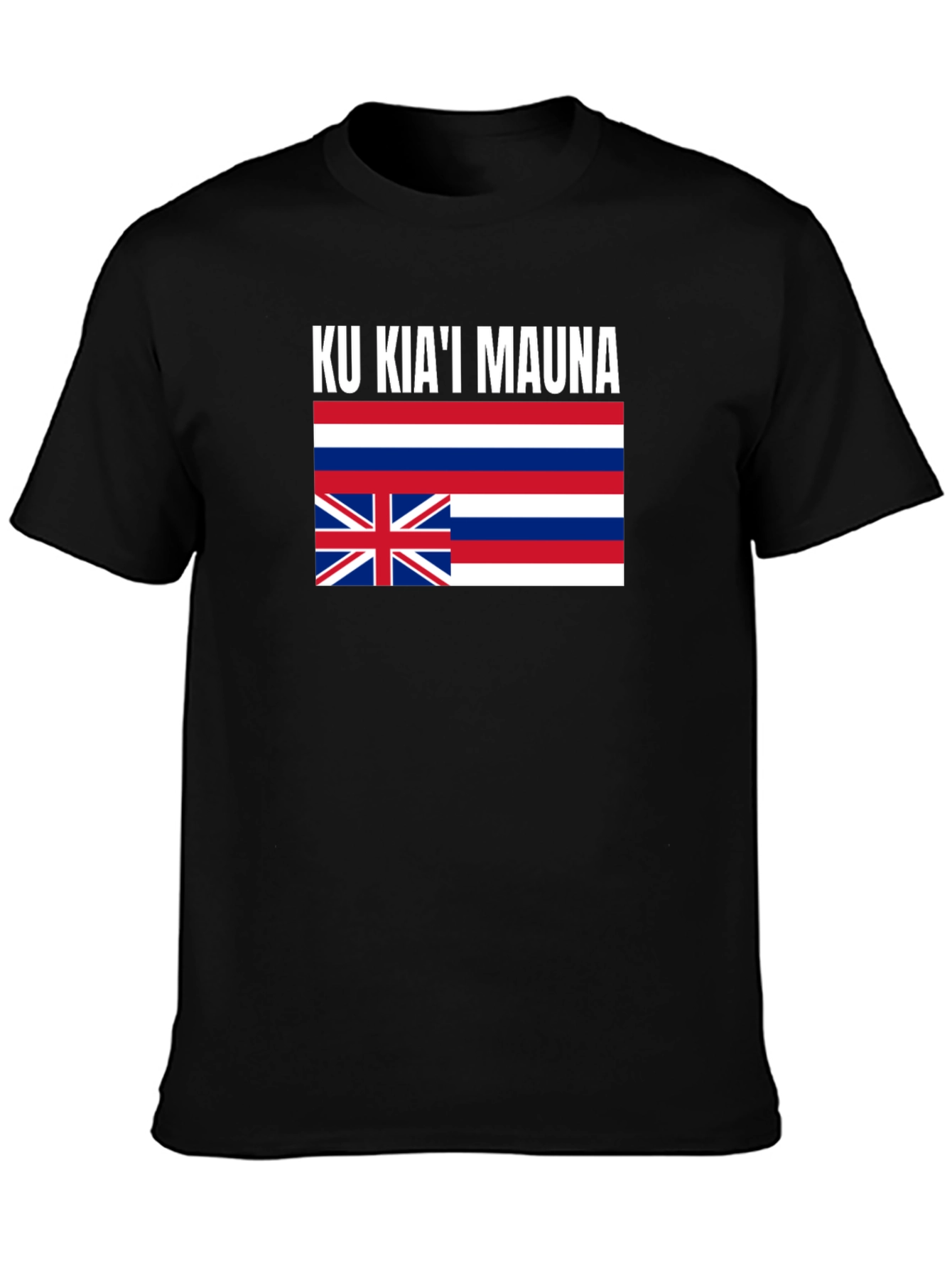 Ku Kiai Mauna Hawaiian Flag T-Shirt