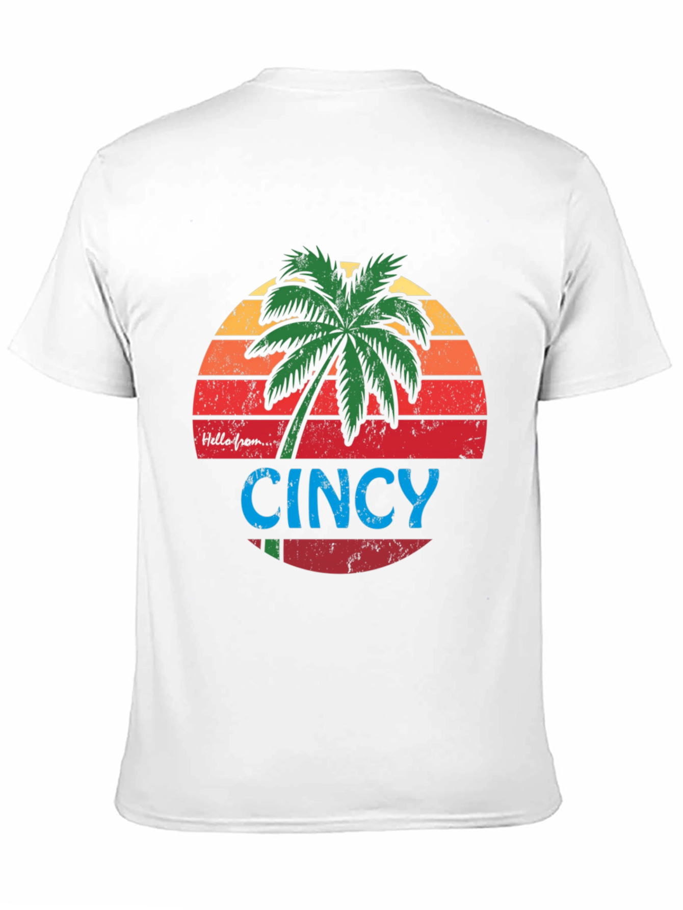 Cincy Palm Tree Graphic Tee - Black