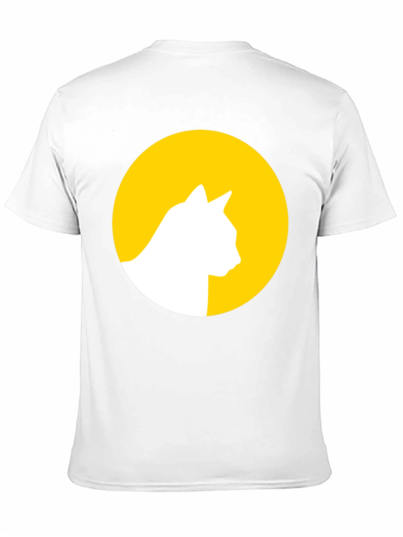 Cat Silhouette Moon Graphic Tee