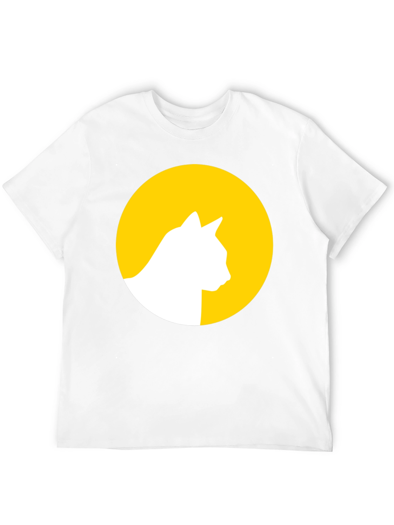 Cat Silhouette Moon Graphic Tee