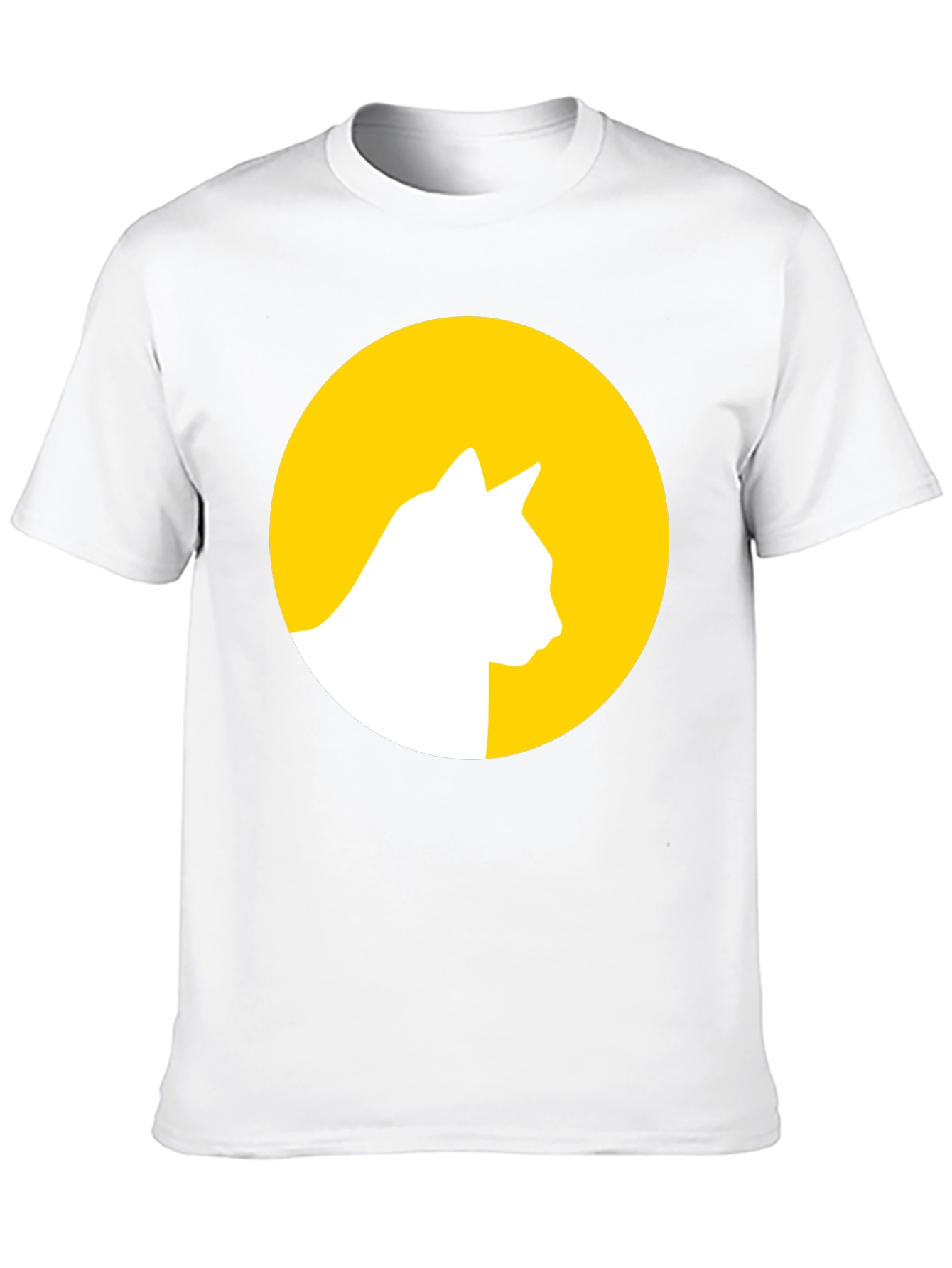 Cat Silhouette Moon Graphic Tee