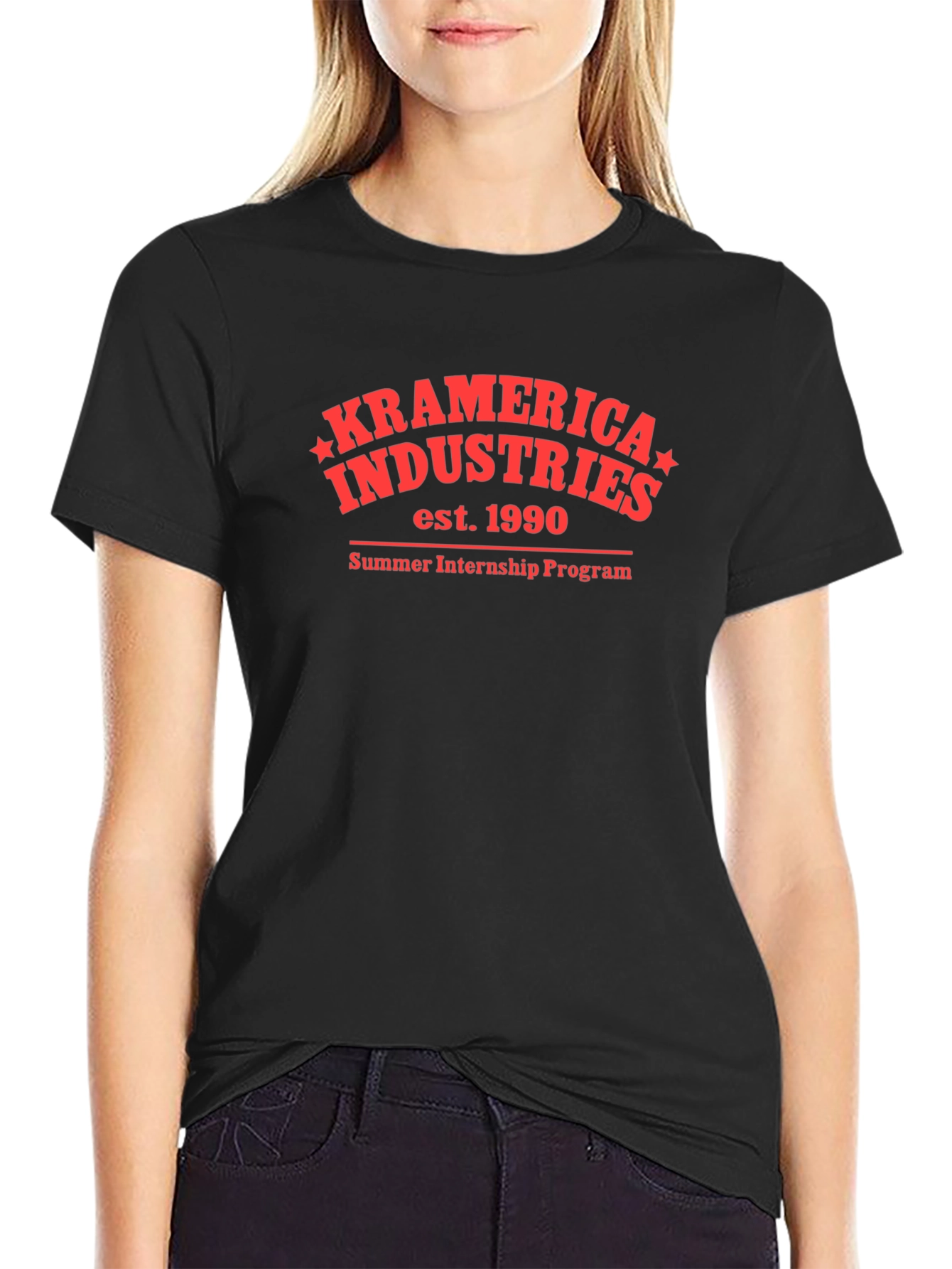 Kramerica Industries Est. 1990 Internship Program Black T-Shirt