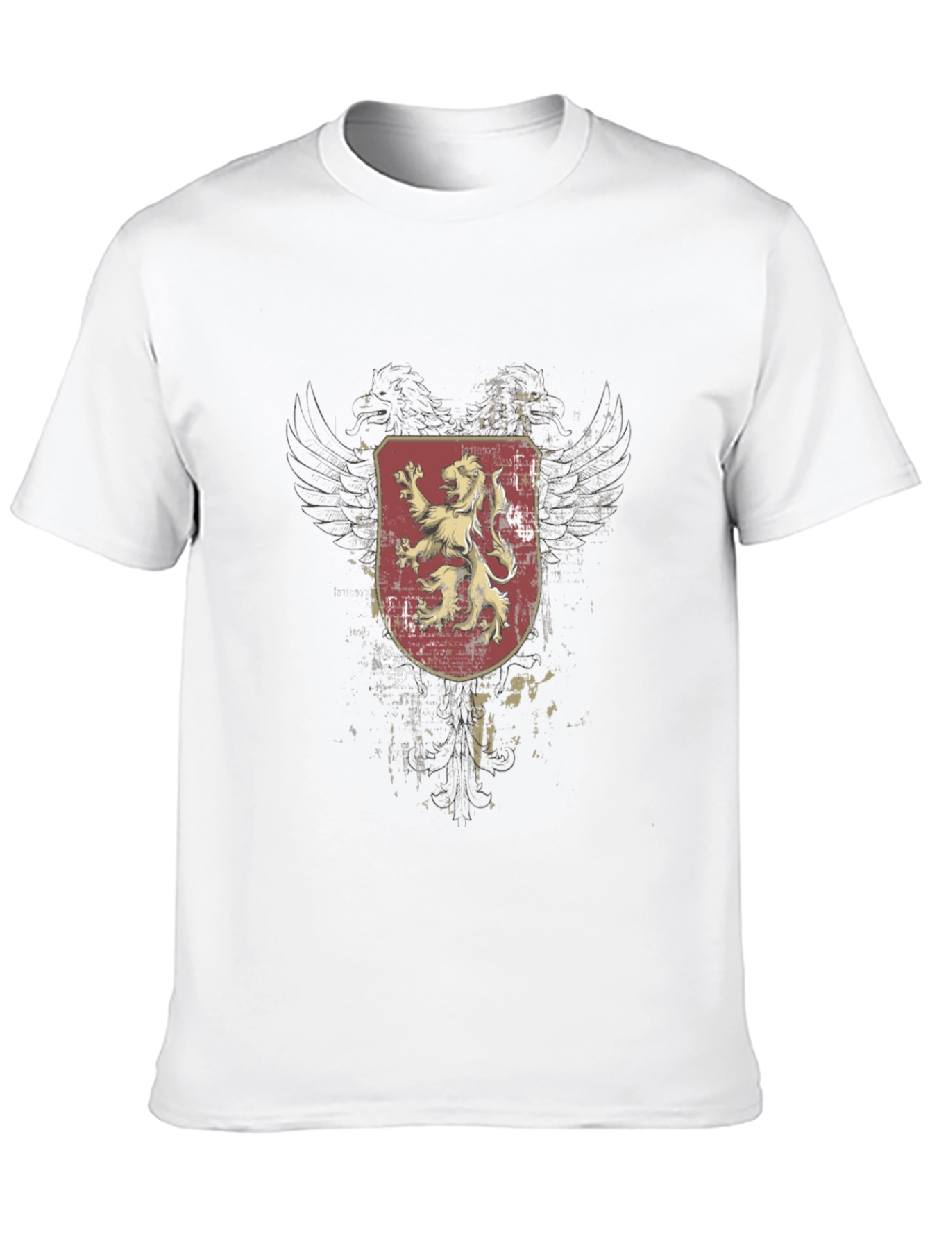 Lion Crest Graphic Black T-Shirt