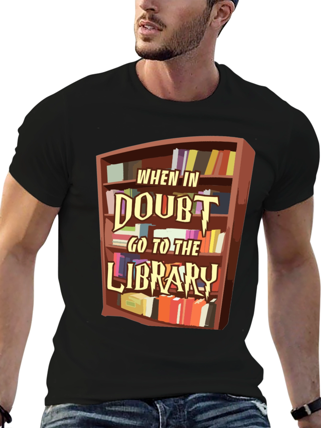 When in Doubt Go to the Library T-Shirt