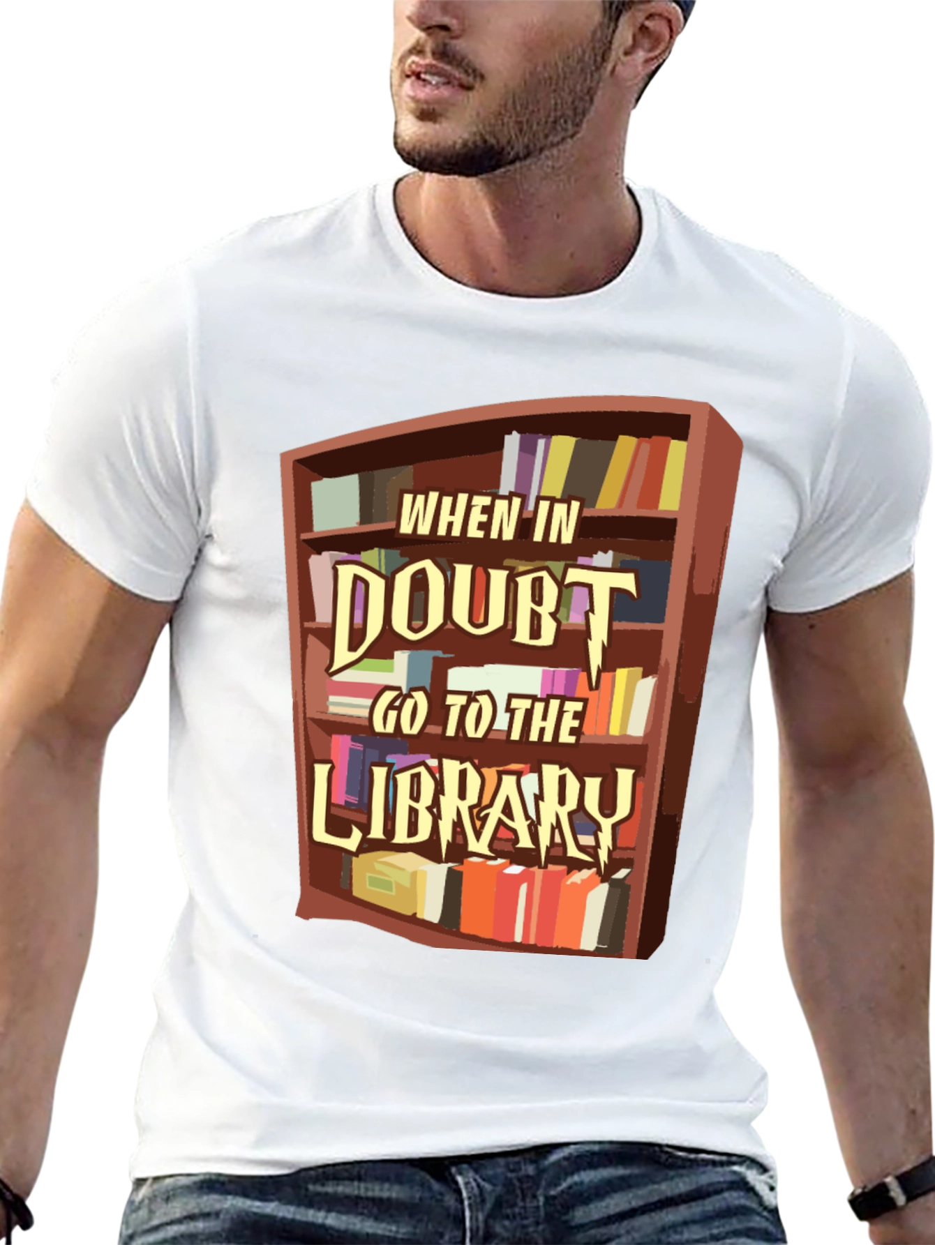 When in Doubt Go to the Library T-Shirt