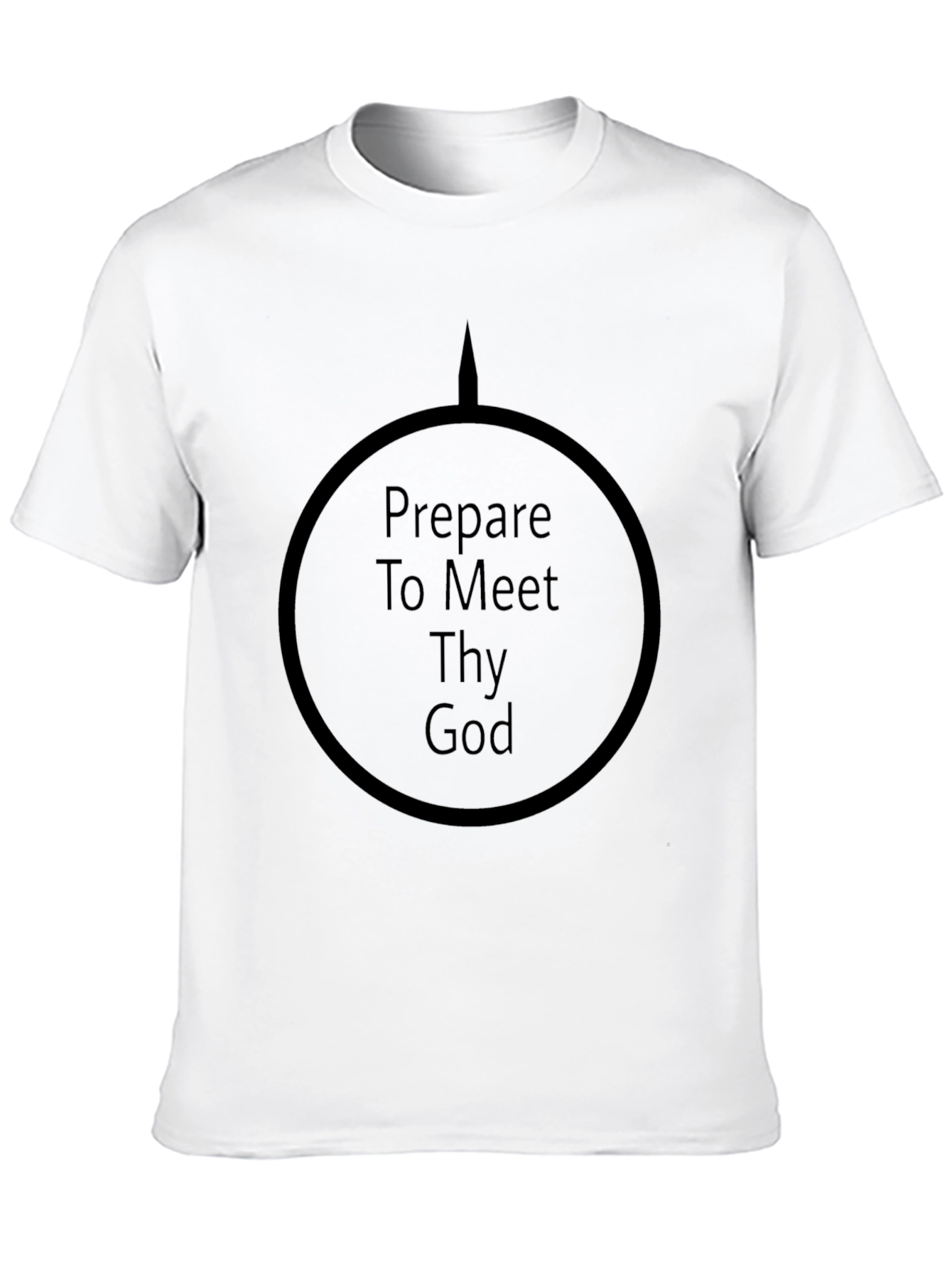 Prepare to Meet Thy God Black T-Shirt