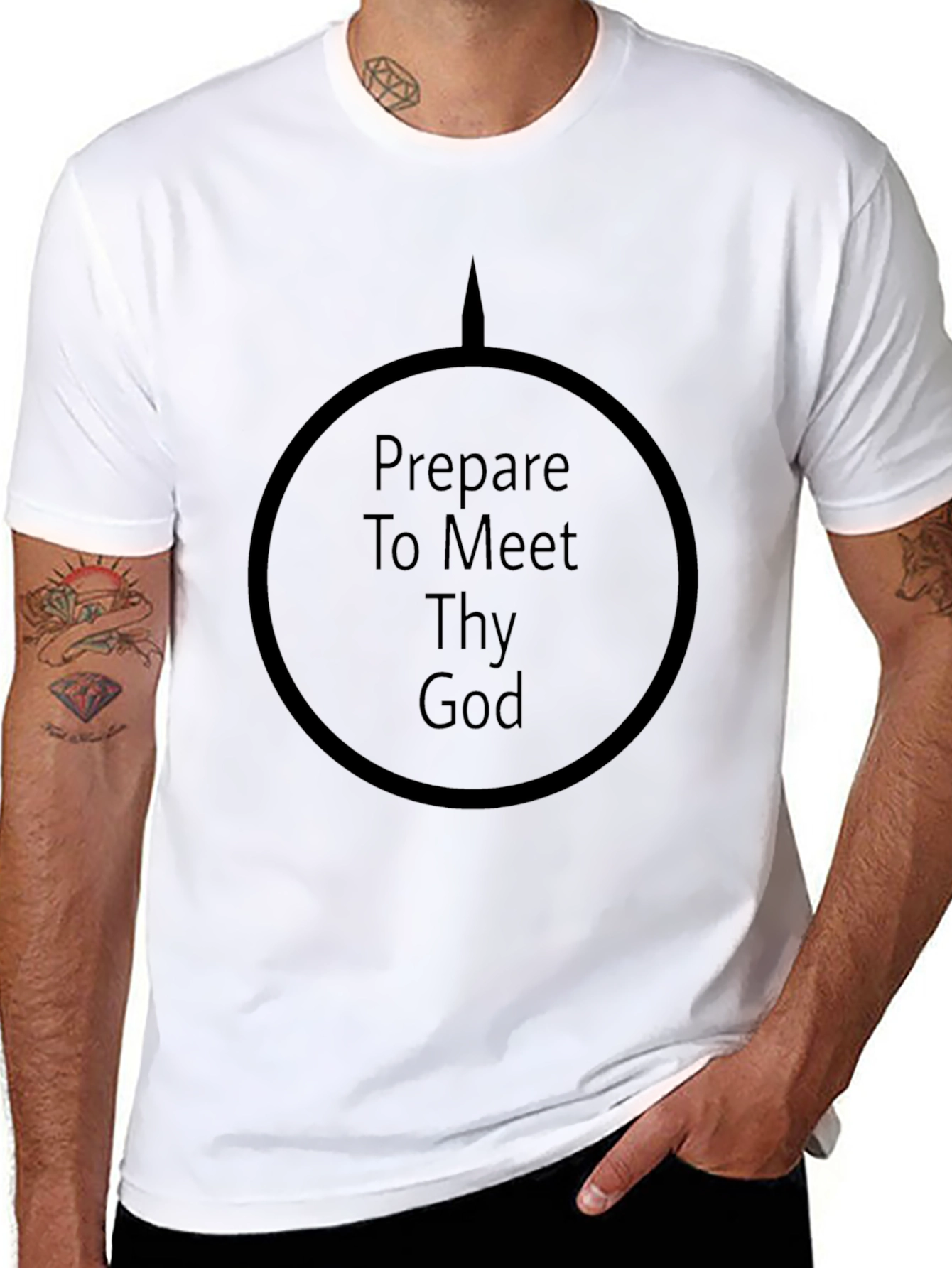 Prepare to Meet Thy God Black T-Shirt