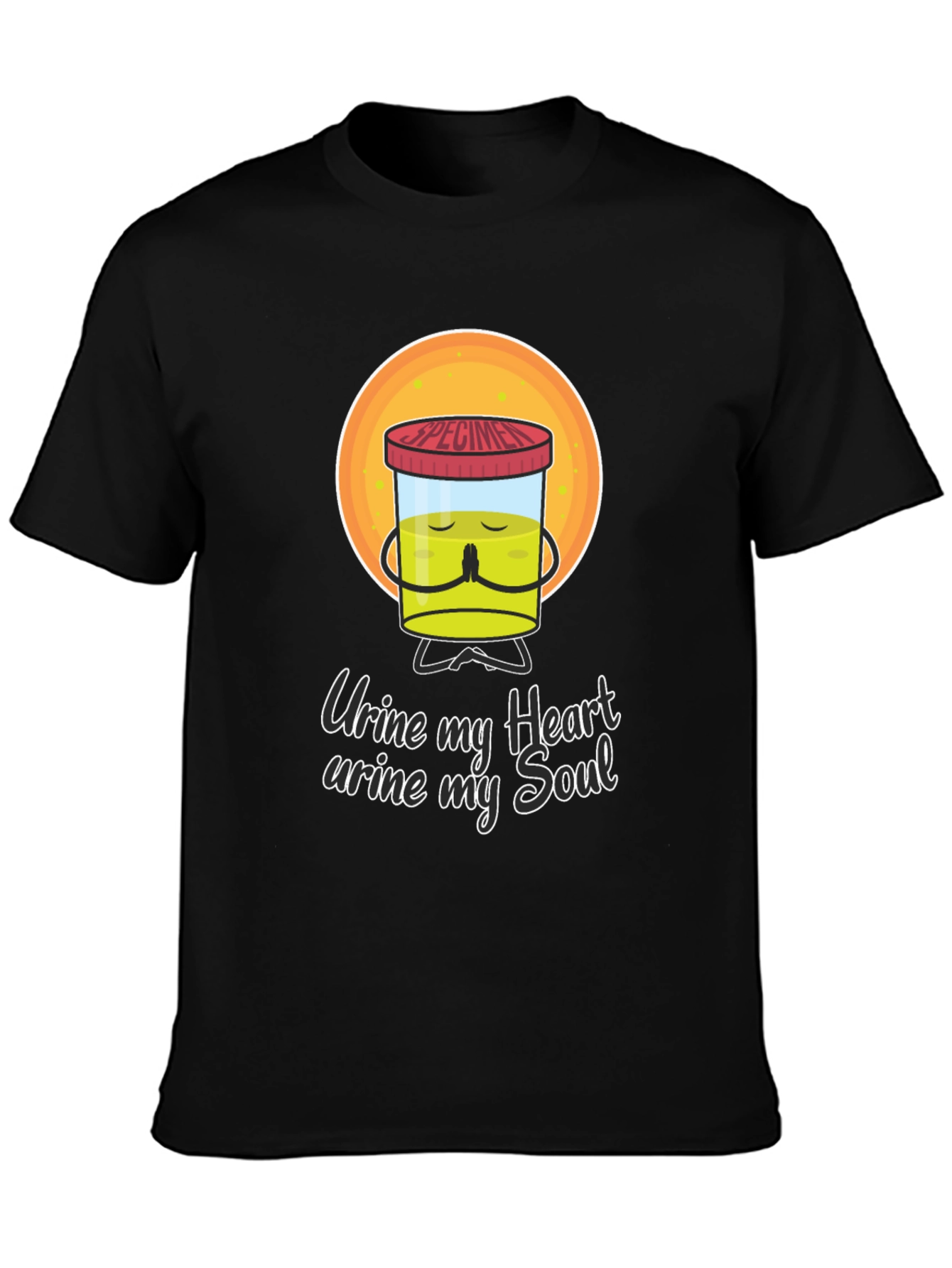 Urine My Heart Funny Graphic Tee
