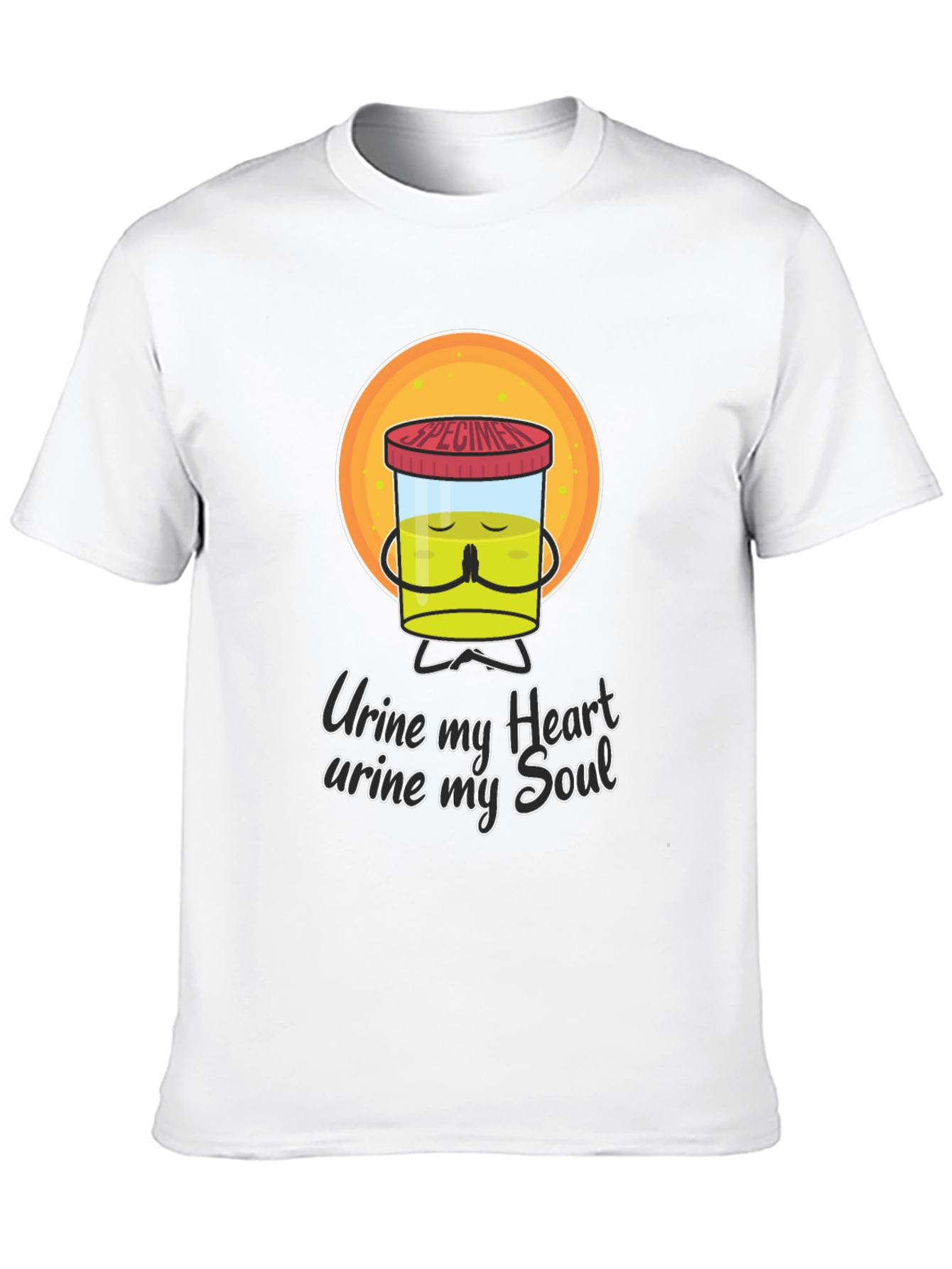 Urine My Heart Funny Graphic Tee