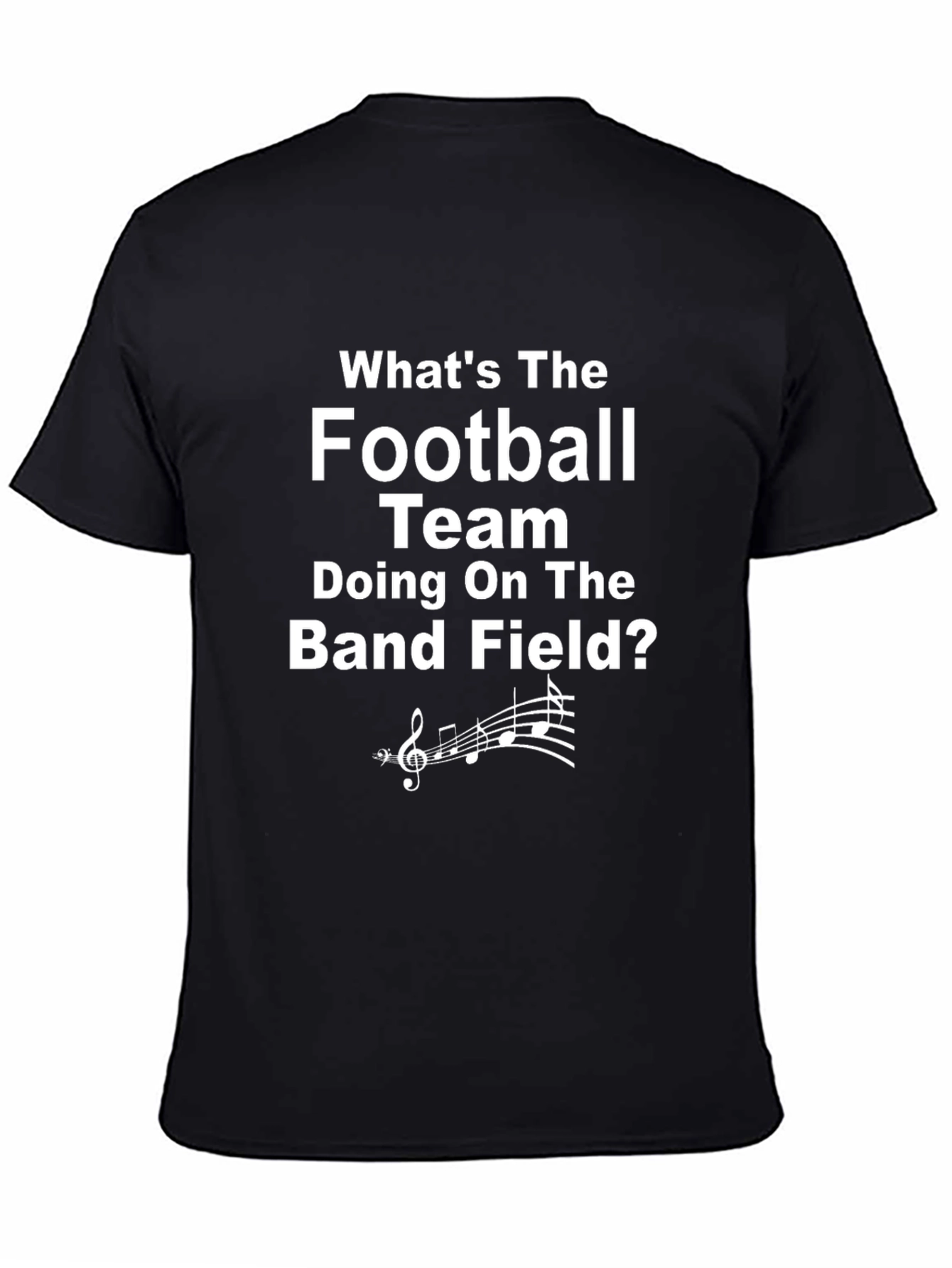 Funny Football Band T-Shirt - Whats the Team Doing?