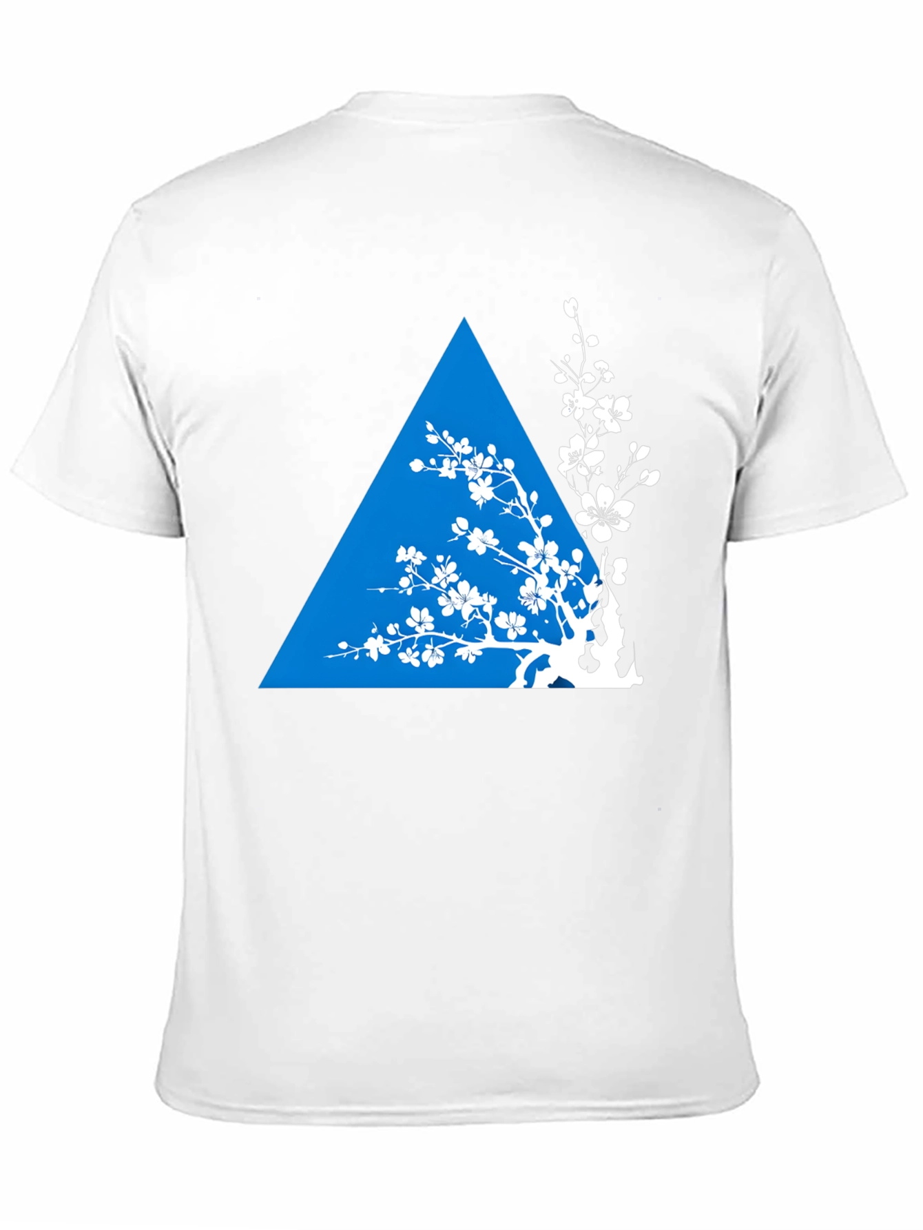 Geometric Floral T-Shirt - Black