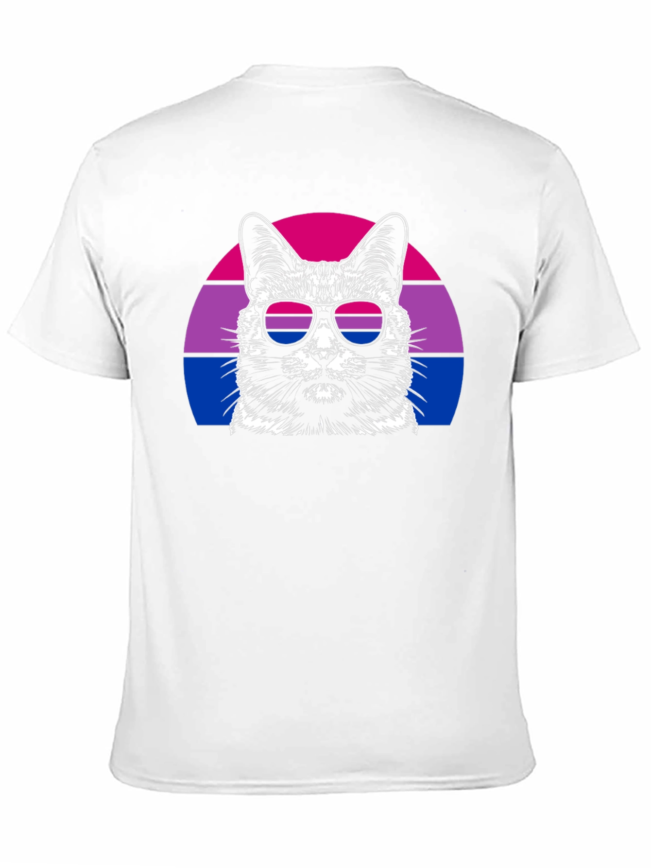 Bisexual Pride Cat Graphic T-Shirt