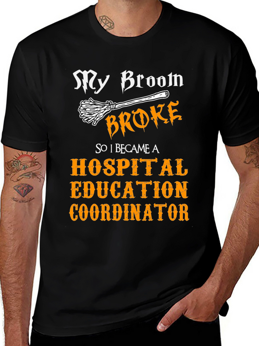 Funny Hospital Education Coordinator Halloween T-Shirt