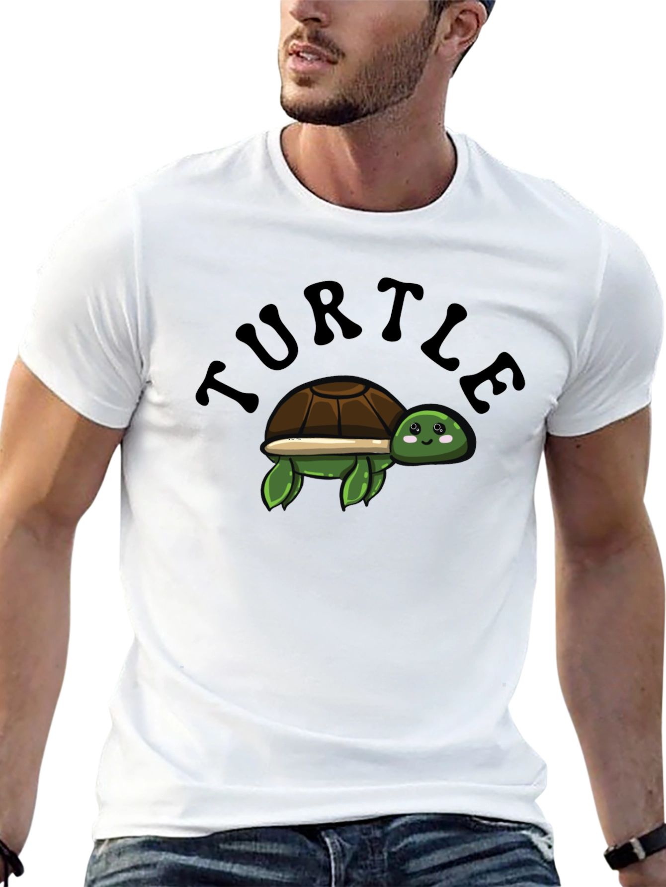 Turtle Cartoon T-Shirt -  Comfortable & Stylish Tee