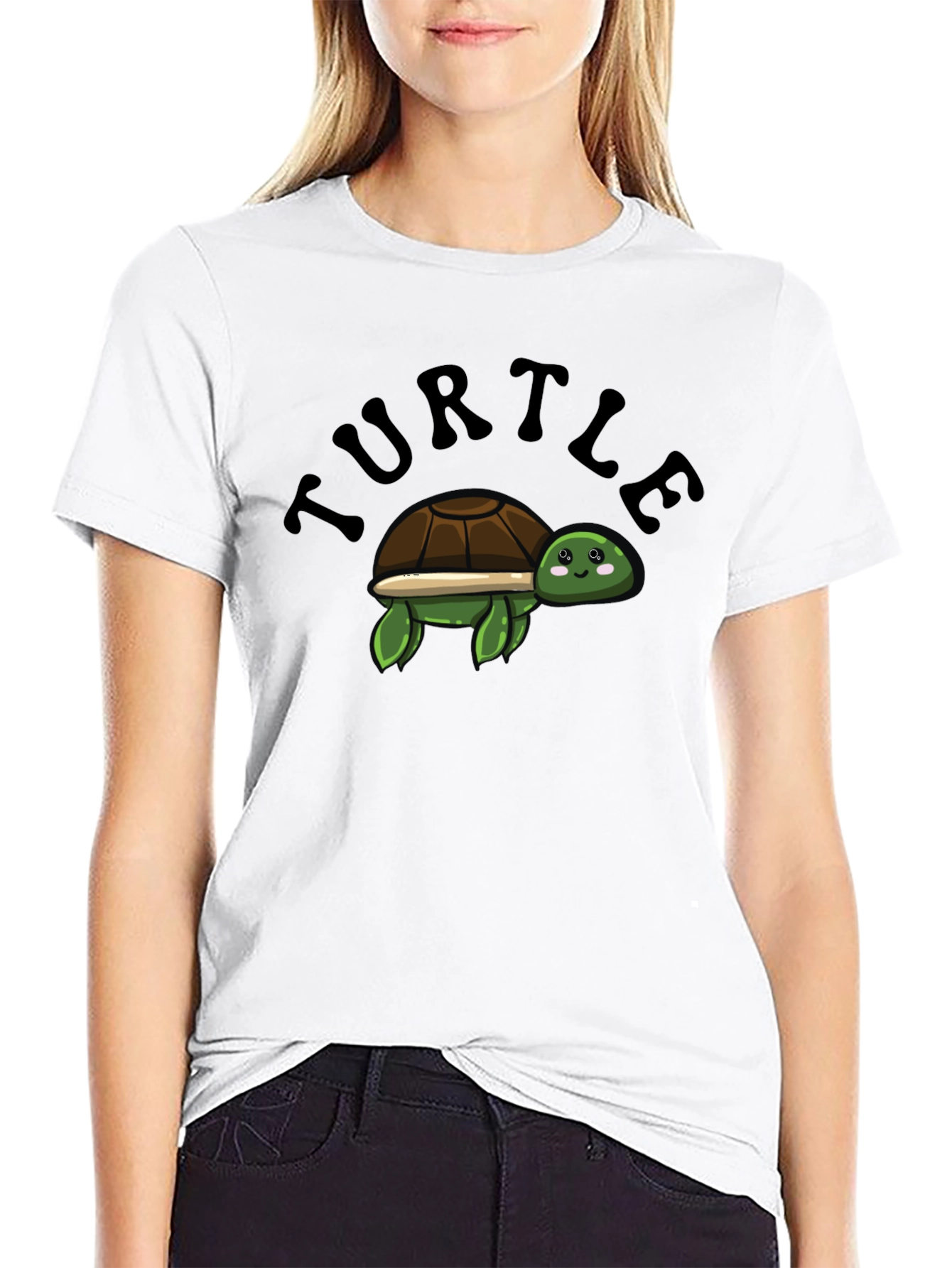 Turtle Cartoon T-Shirt -  Comfortable & Stylish Tee