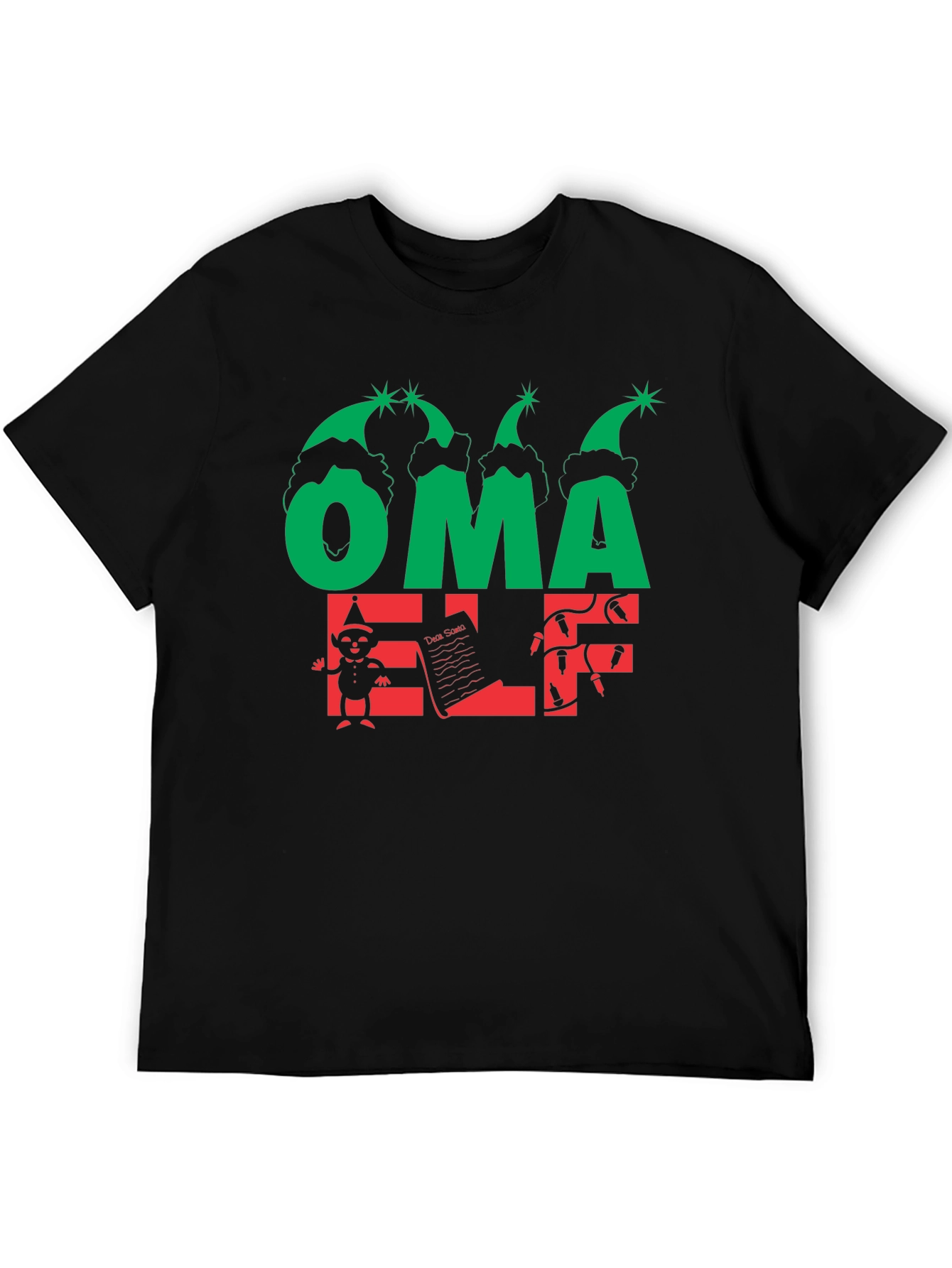 Oma Elf Christmas T-Shirt
