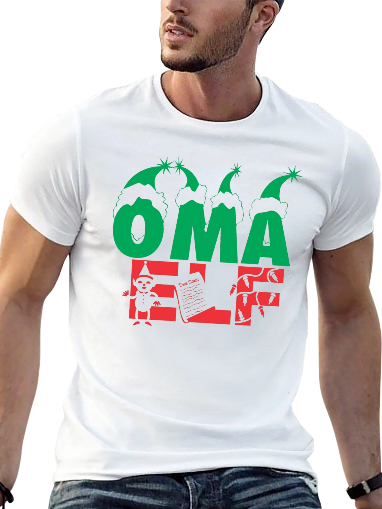 Oma Elf Christmas T-Shirt