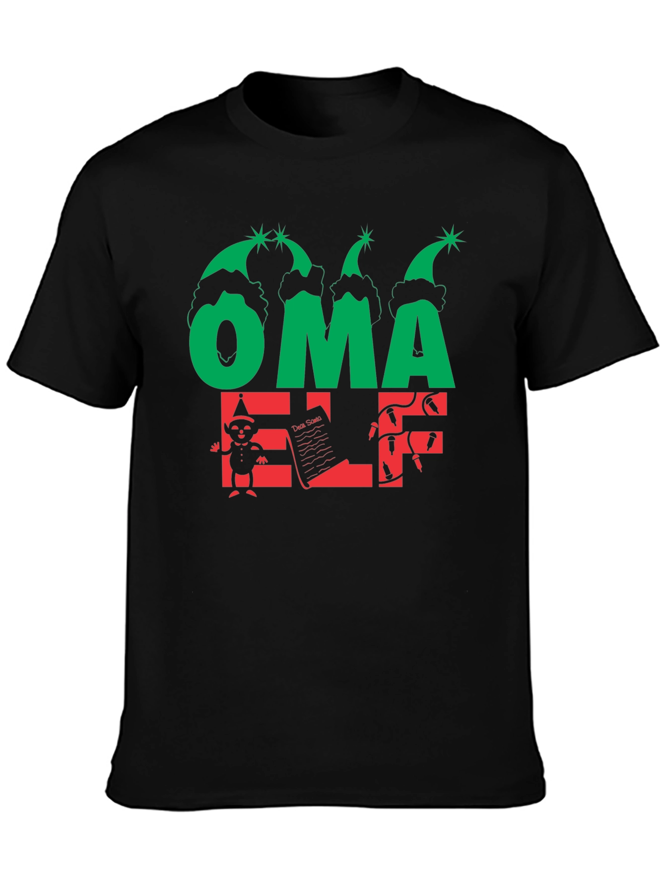 Oma Elf Christmas T-Shirt