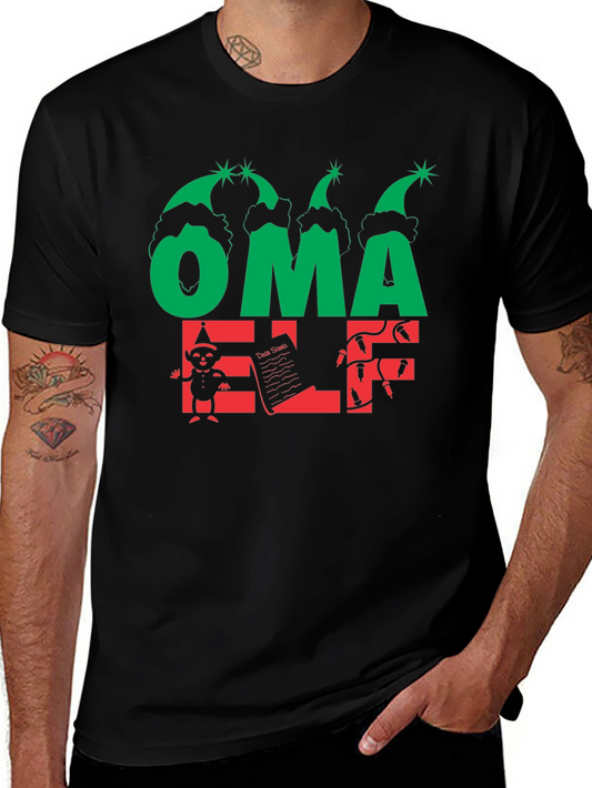 Oma Elf Christmas T-Shirt