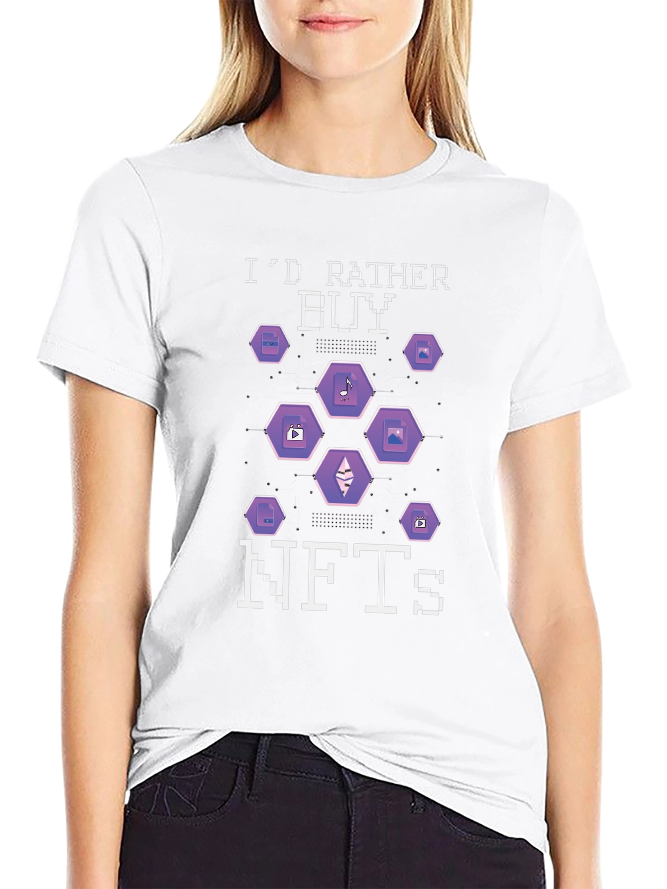 Id Rather Buy NFTs Graphic T-Shirt