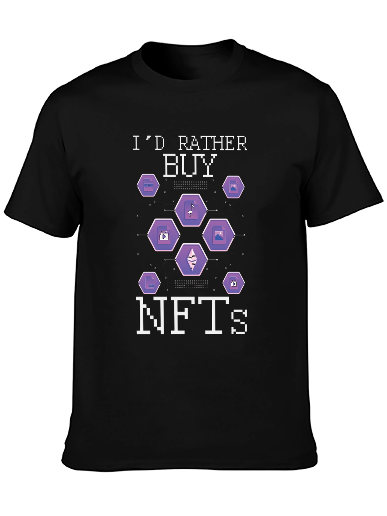 Id Rather Buy NFTs Graphic T-Shirt