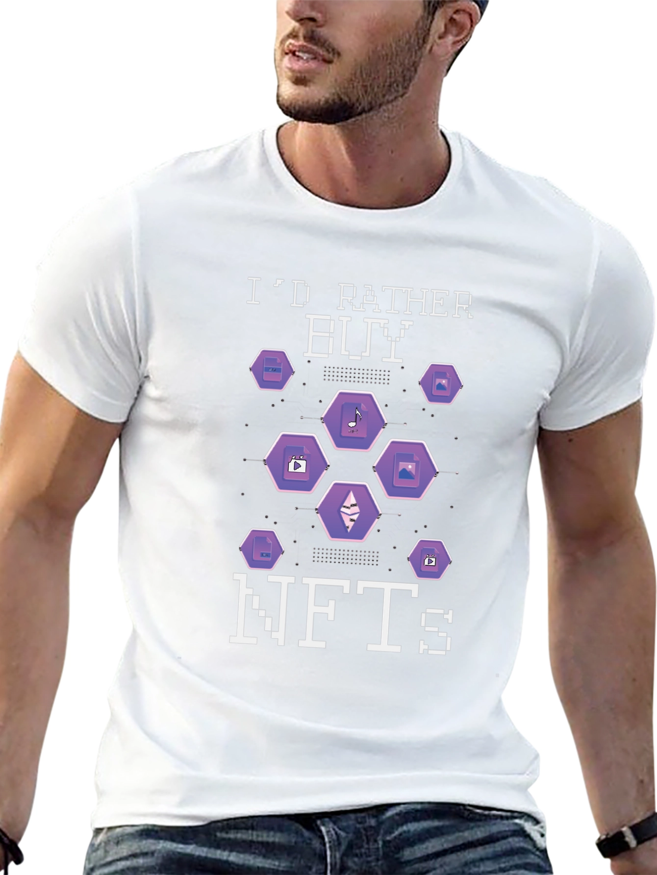 Id Rather Buy NFTs Graphic T-Shirt