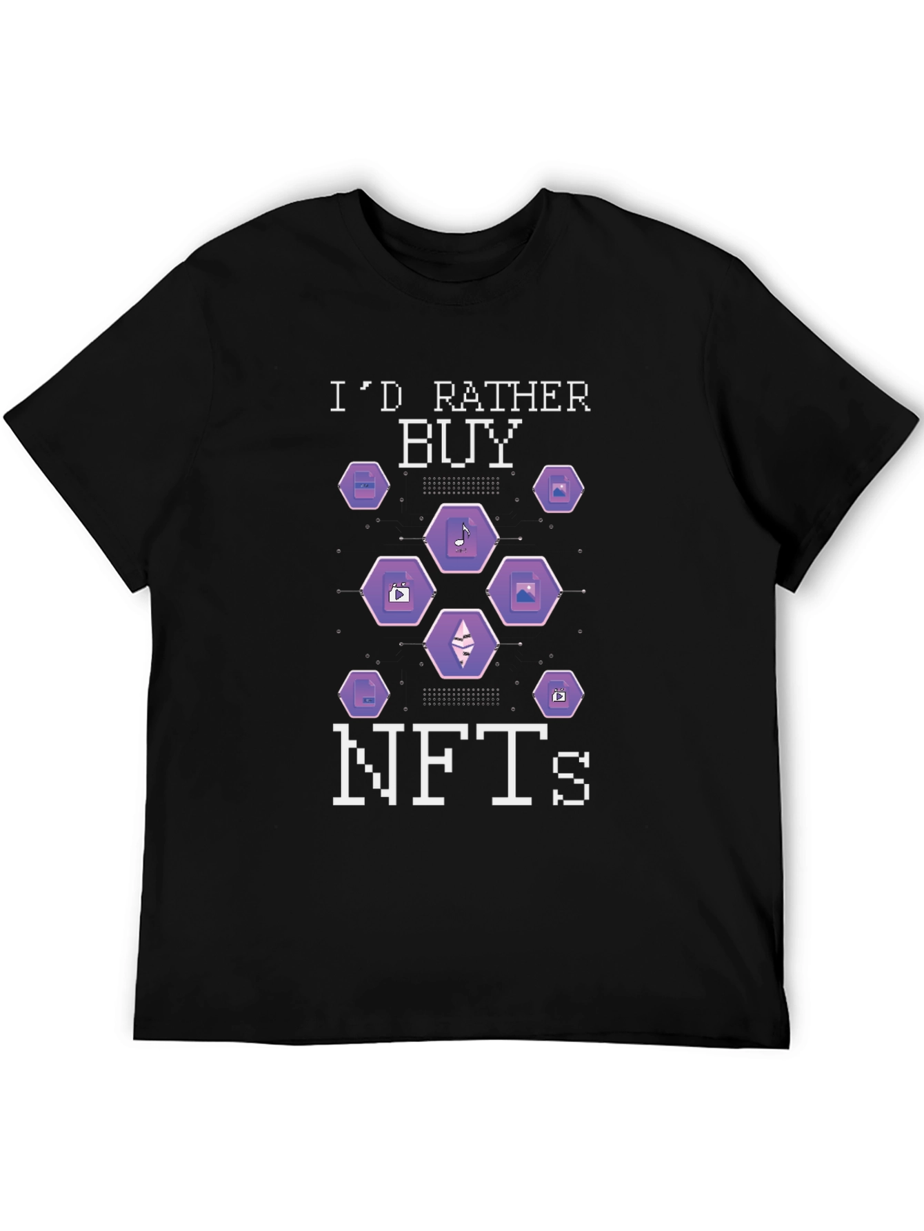 Id Rather Buy NFTs Graphic T-Shirt