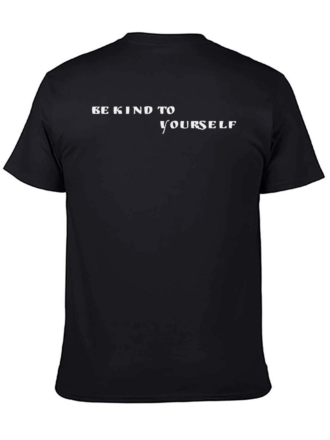 Be Kind To Yourself Black Graphic Tee