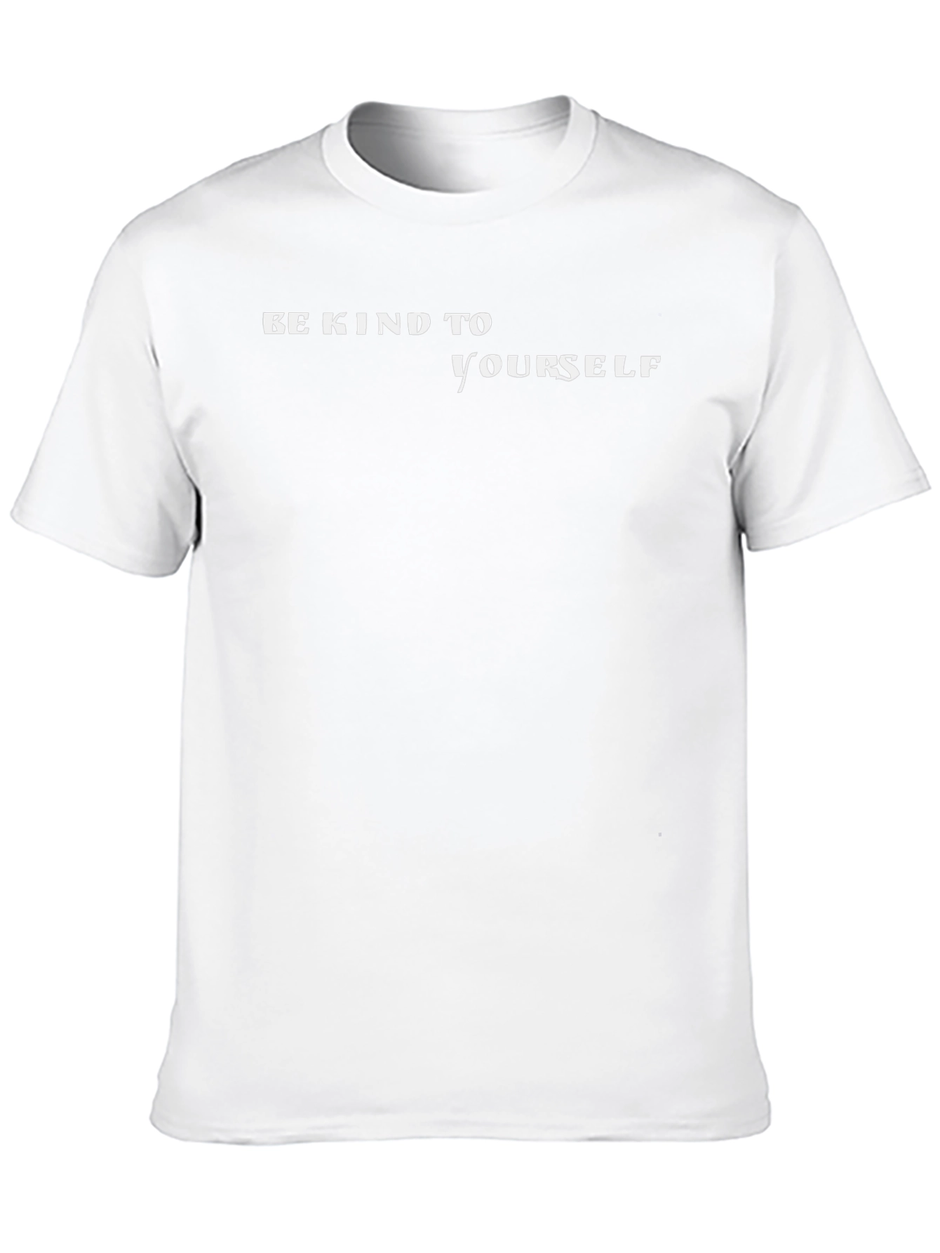 Be Kind To Yourself Black Graphic Tee