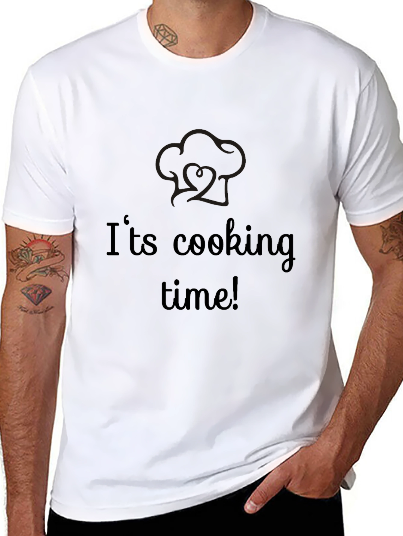Its Cooking Time Chef Hat T-Shirt