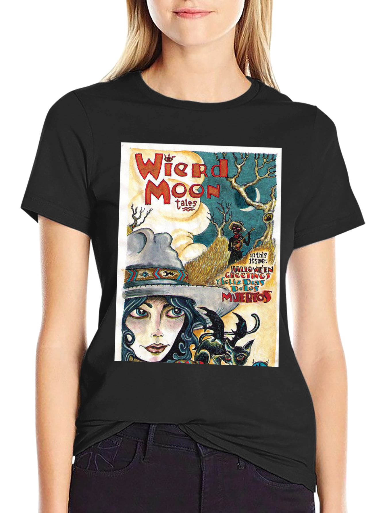 Weird Moon Tales Graphic T-Shirt - Halloween
