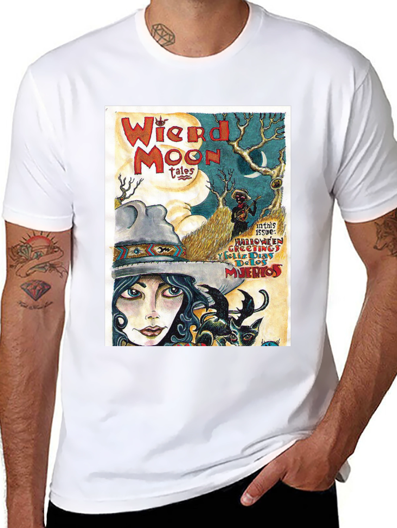Weird Moon Tales Graphic T-Shirt - Halloween