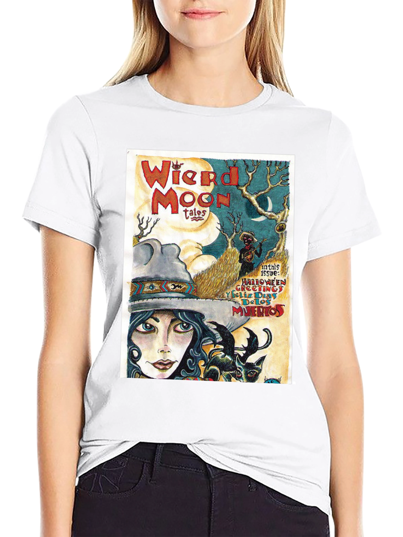 Weird Moon Tales Graphic T-Shirt - Halloween