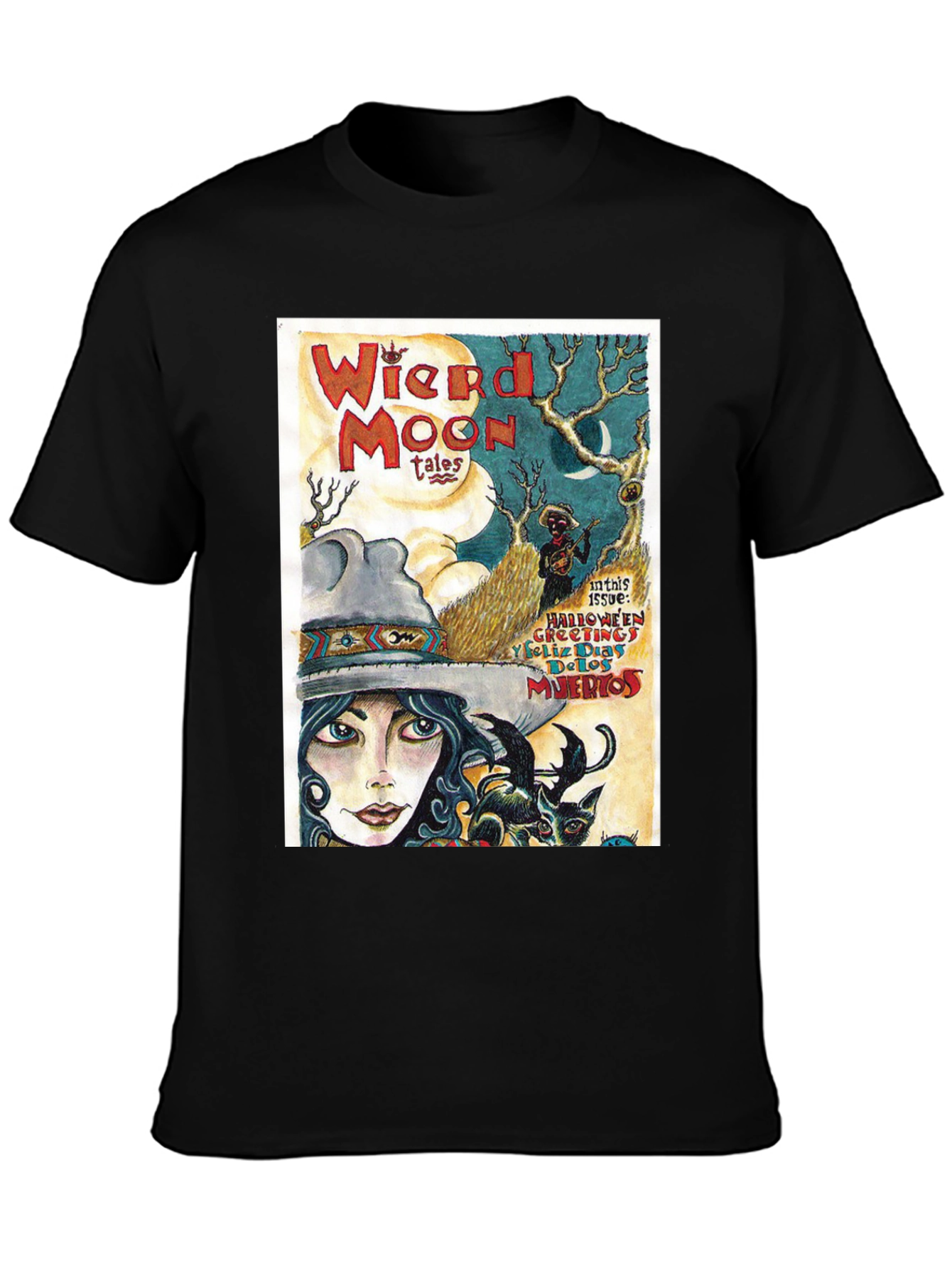 Weird Moon Tales Graphic T-Shirt - Halloween