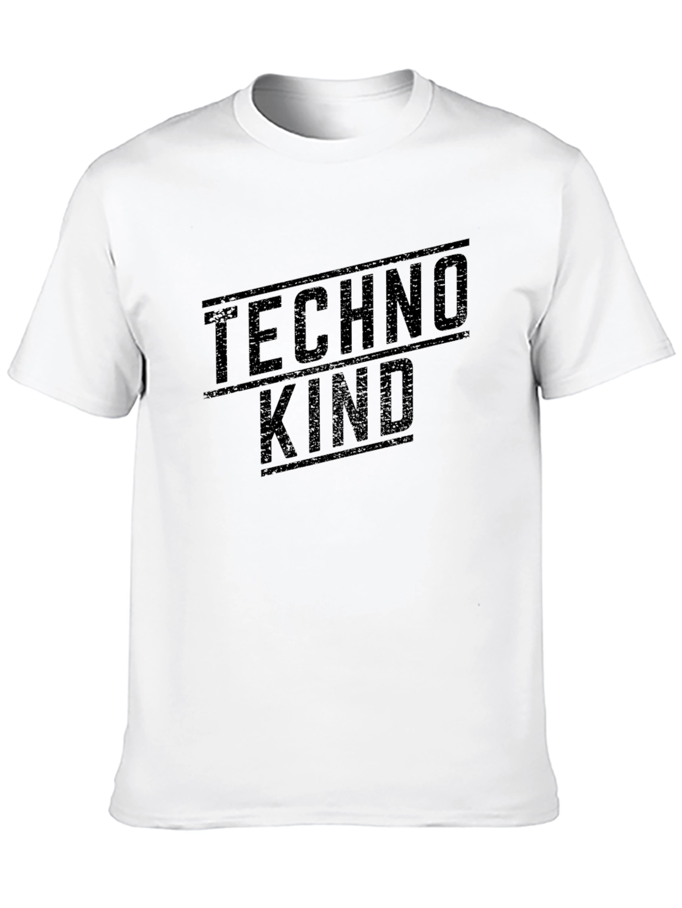 Techno Kind Black Graphic Tee