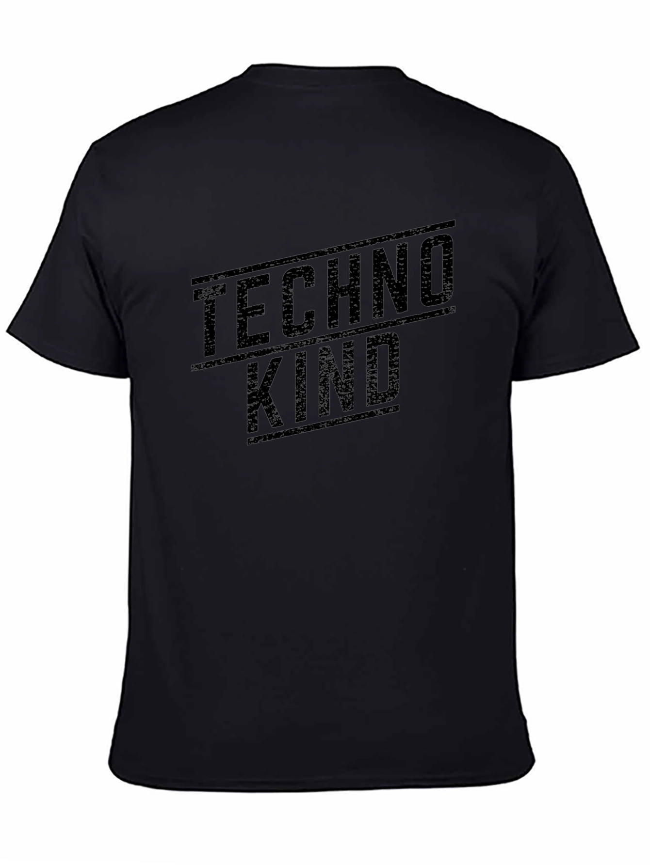 Techno Kind Black Graphic Tee