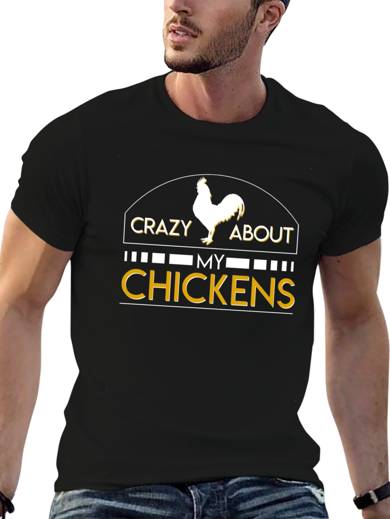 Crazy About My Chickens Graphic T-Shirt