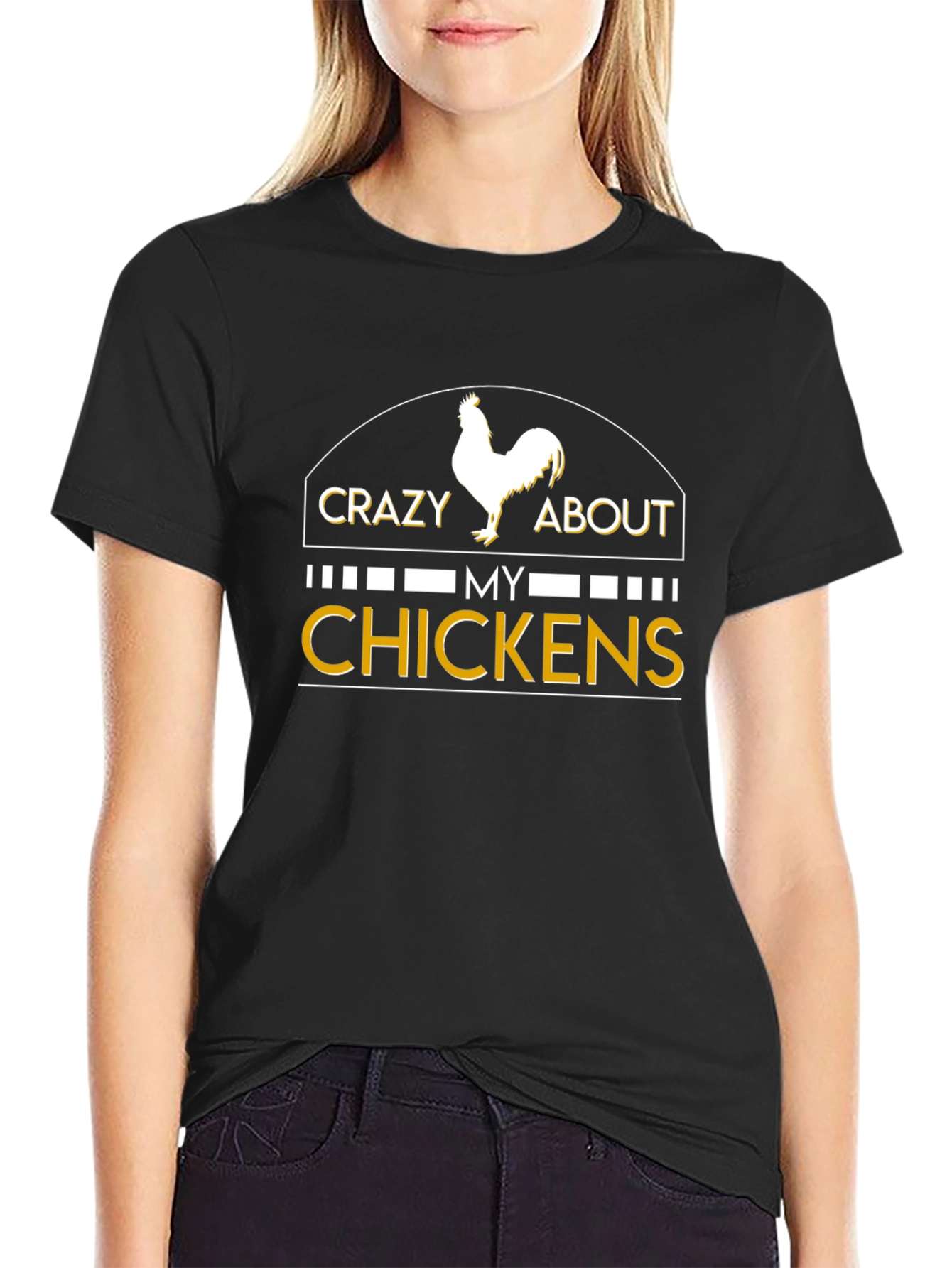 Crazy About My Chickens Graphic T-Shirt