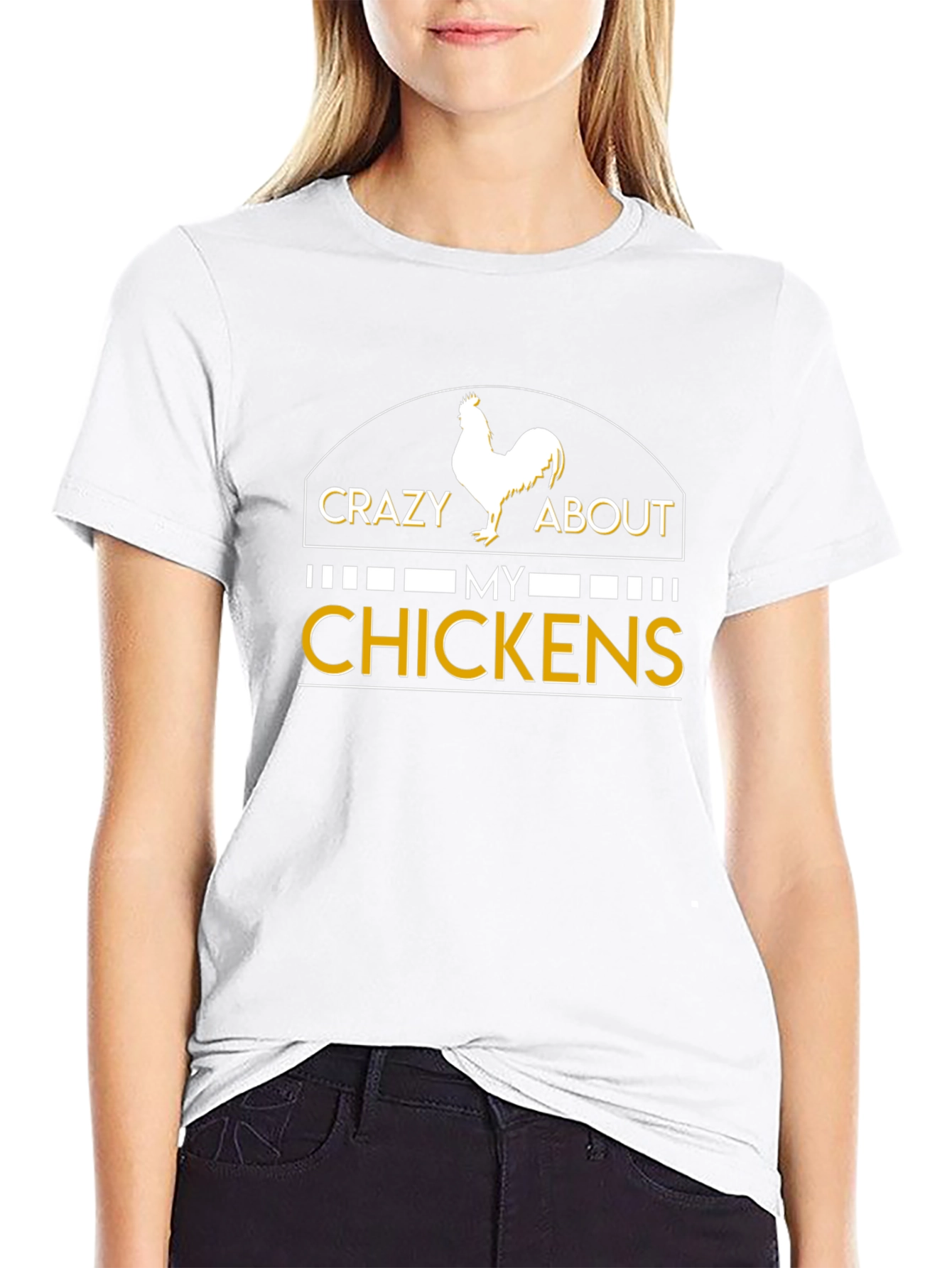 Crazy About My Chickens Graphic T-Shirt