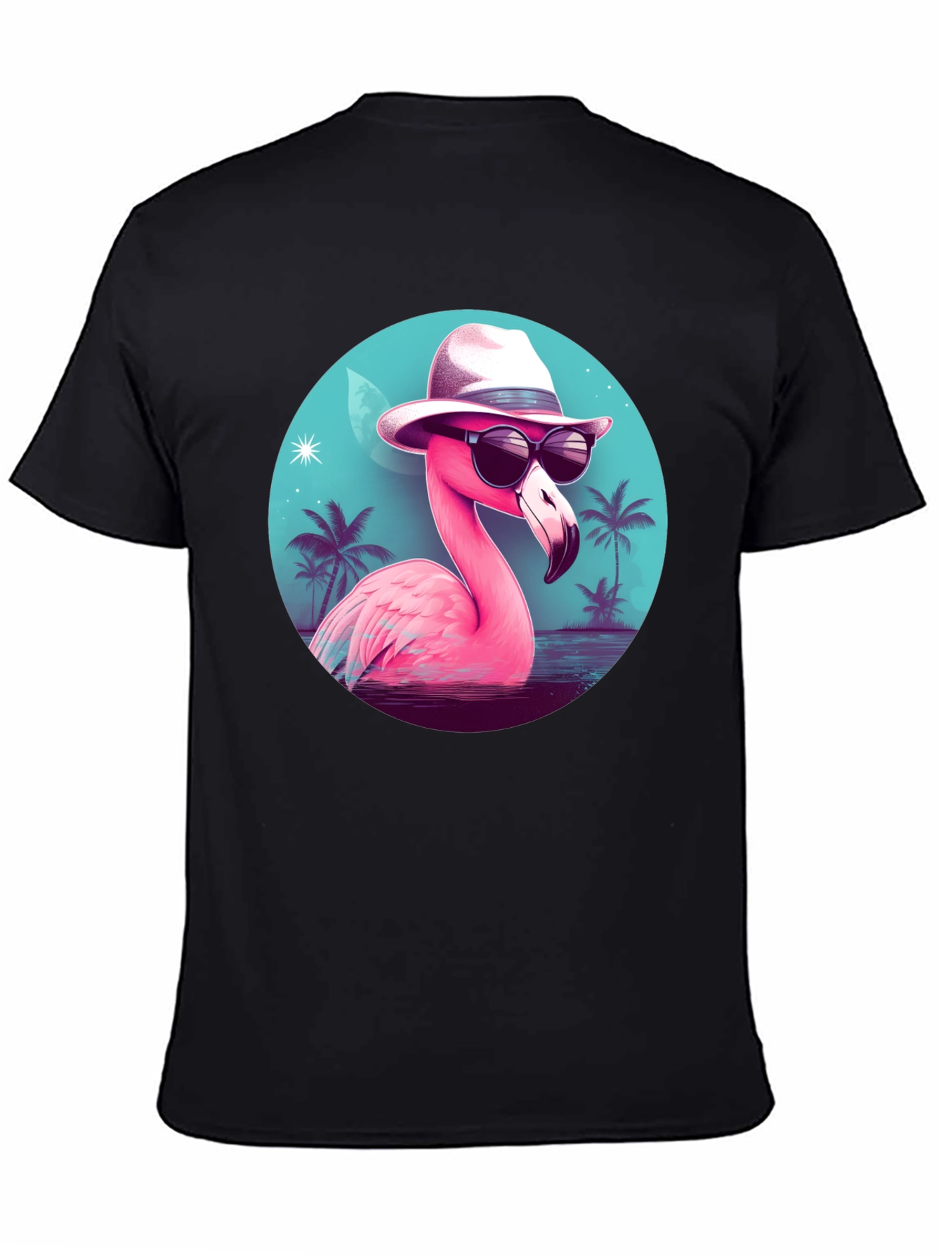 Cool Flamingo T-Shirt - Tropical Design